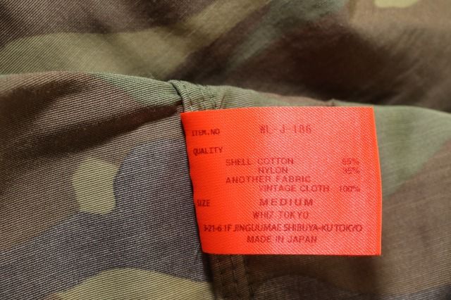 ウィズ WHIZ UCWCS ECWCS CAMO M WL-J-186 ジャケット カモ 迷彩