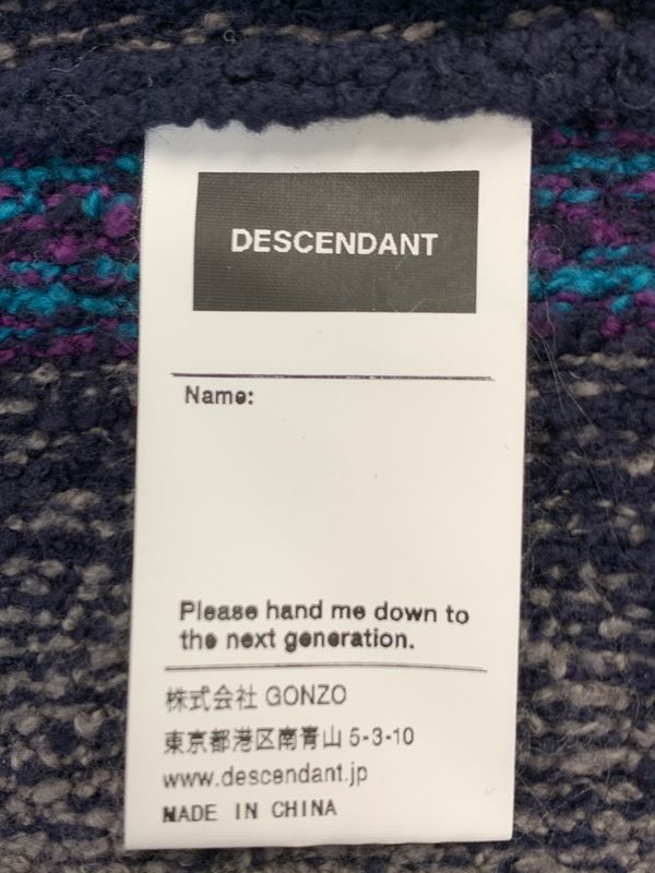 【中古品】 DESCENDANT ディセダント ZIP UP HOODIE ジップアップフーディ パーカ 【141-260714-ta-11-min】 【中古品】 DESCENDANT ディセダント ZIP UP HOODIE ジップアップフーディ パーカ 【141-260714-ta-11-min】