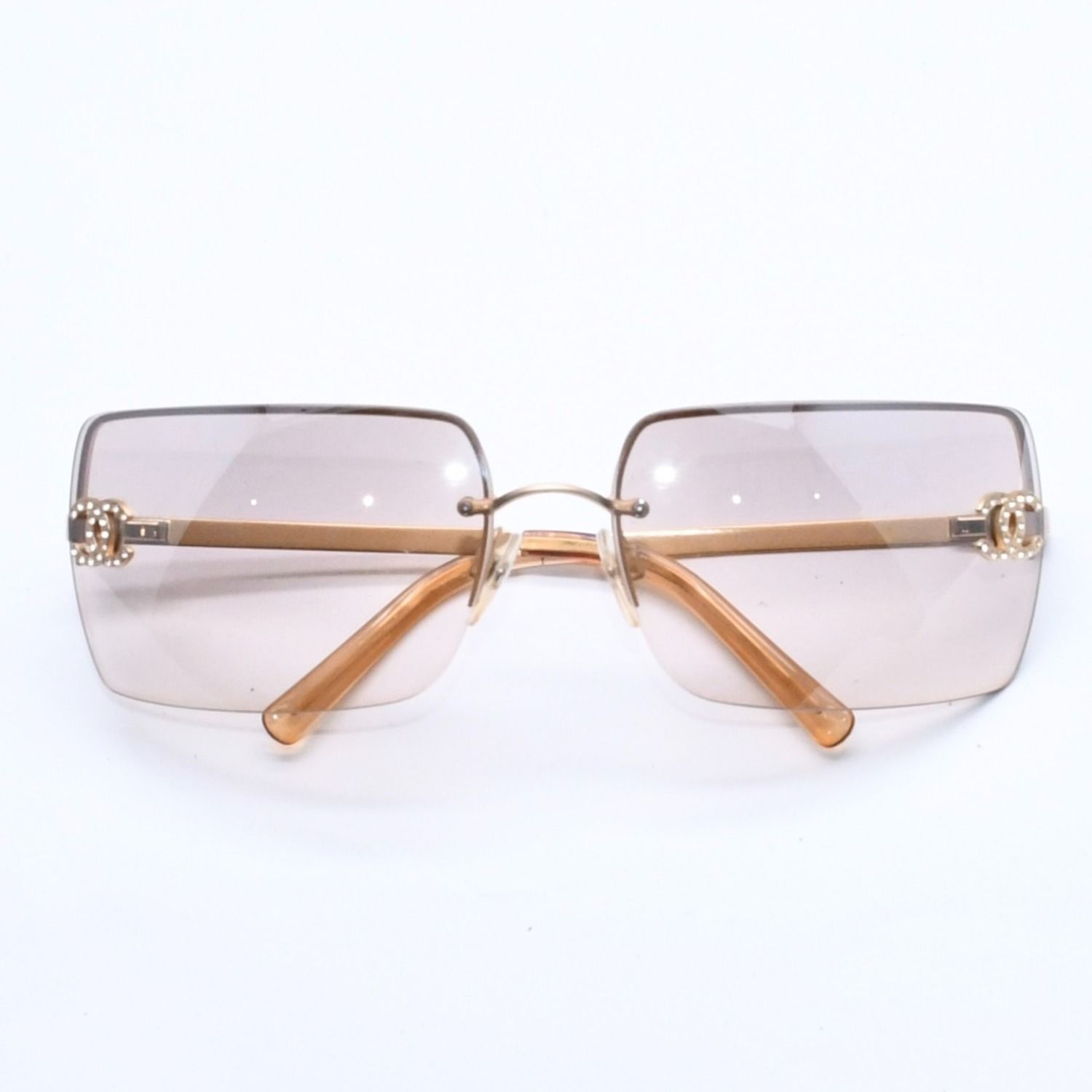 CHANEL シャネル リムレス サングラス 4092-B c.102/8Z サイズ62□15