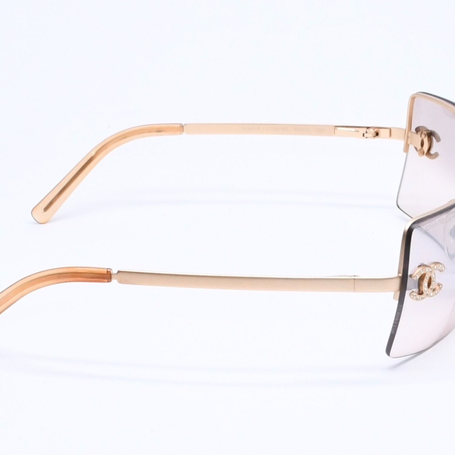 CHANEL シャネル リムレス サングラス 4092-B c.102/8Z サイズ62□15