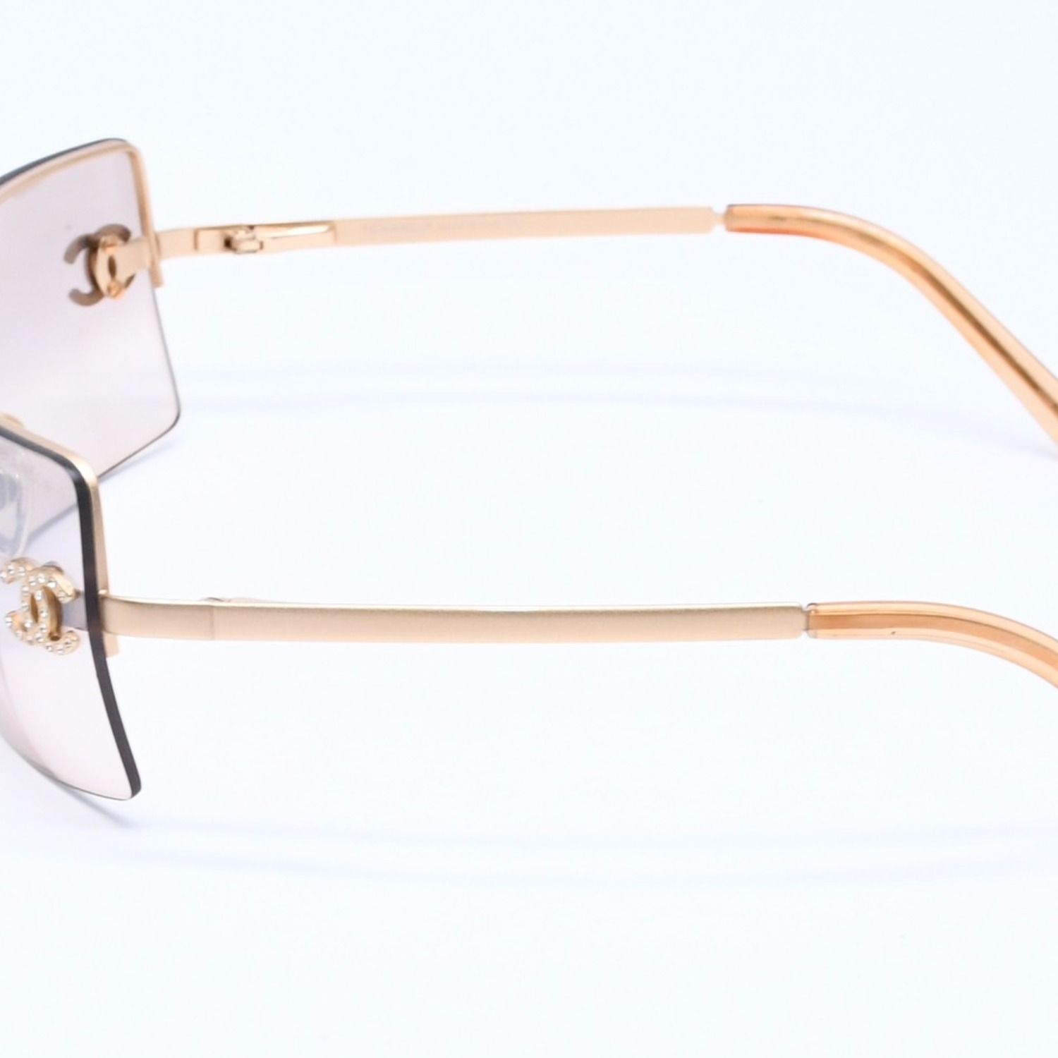 CHANEL シャネル リムレス サングラス 4092-B c.102/8Z サイズ62□15