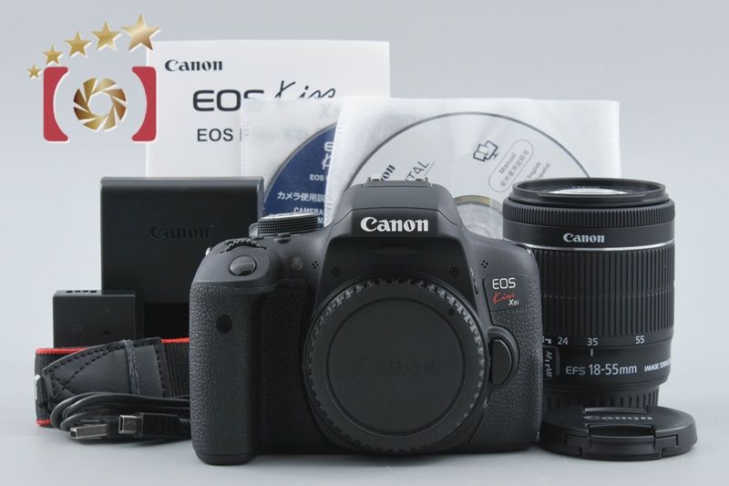 【中古】Canon キヤノン EOS Kiss X8i EF-S 18-55 IS STM レンズキット シャッター回数僅少