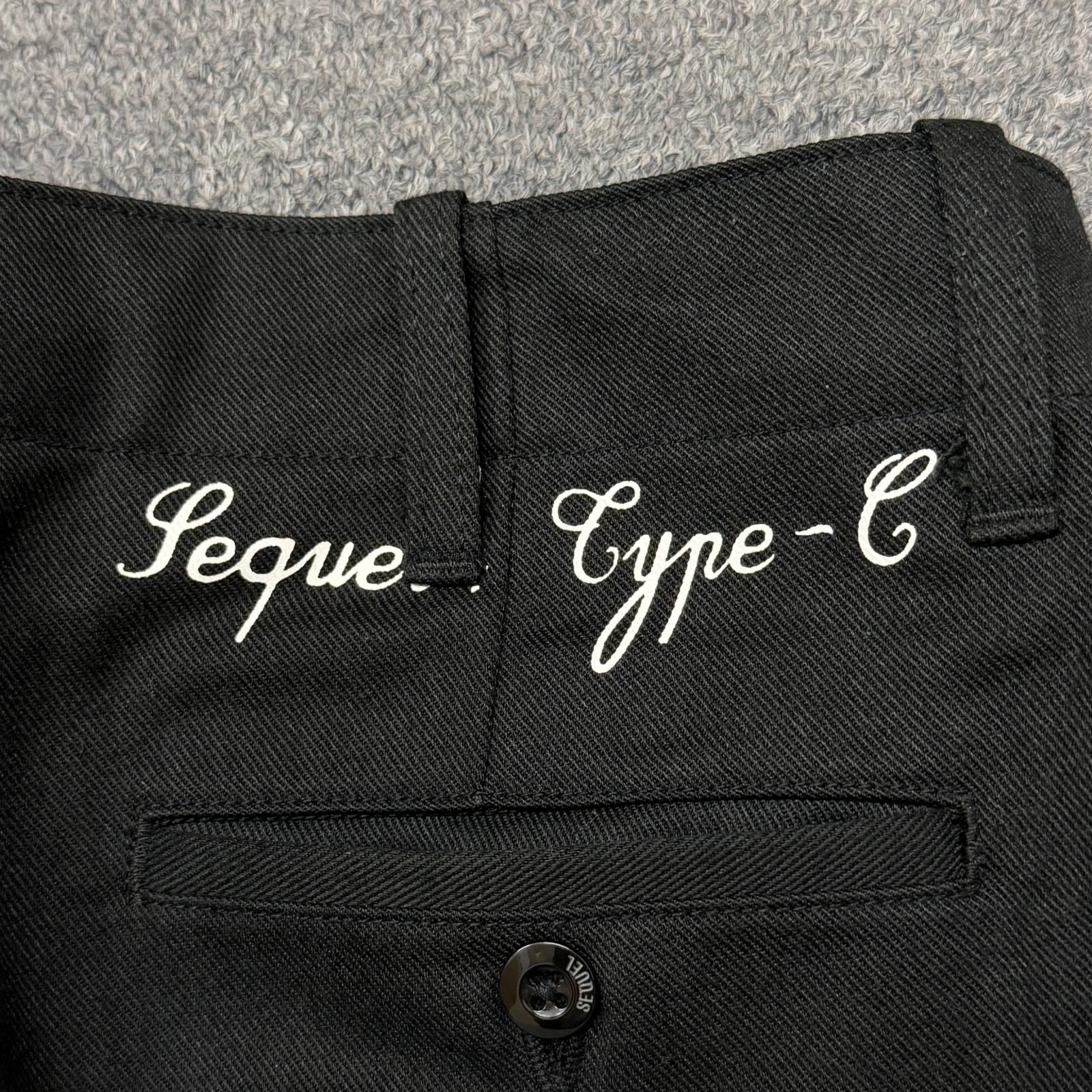 参考上代38500円 SEQUEL CHINO PANTS (TYPE-C) タイプCチノパンツ ワークパンツ シークエル ブラック M （19147M） 参考上代38500円 SEQUEL CHINO PANTS (TYPE-C) タイプCチノパンツ