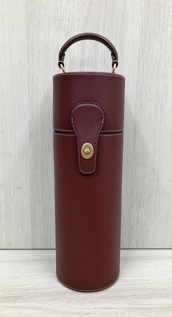 COACH コーチ CO235G ワインボトルケース ワインレッド