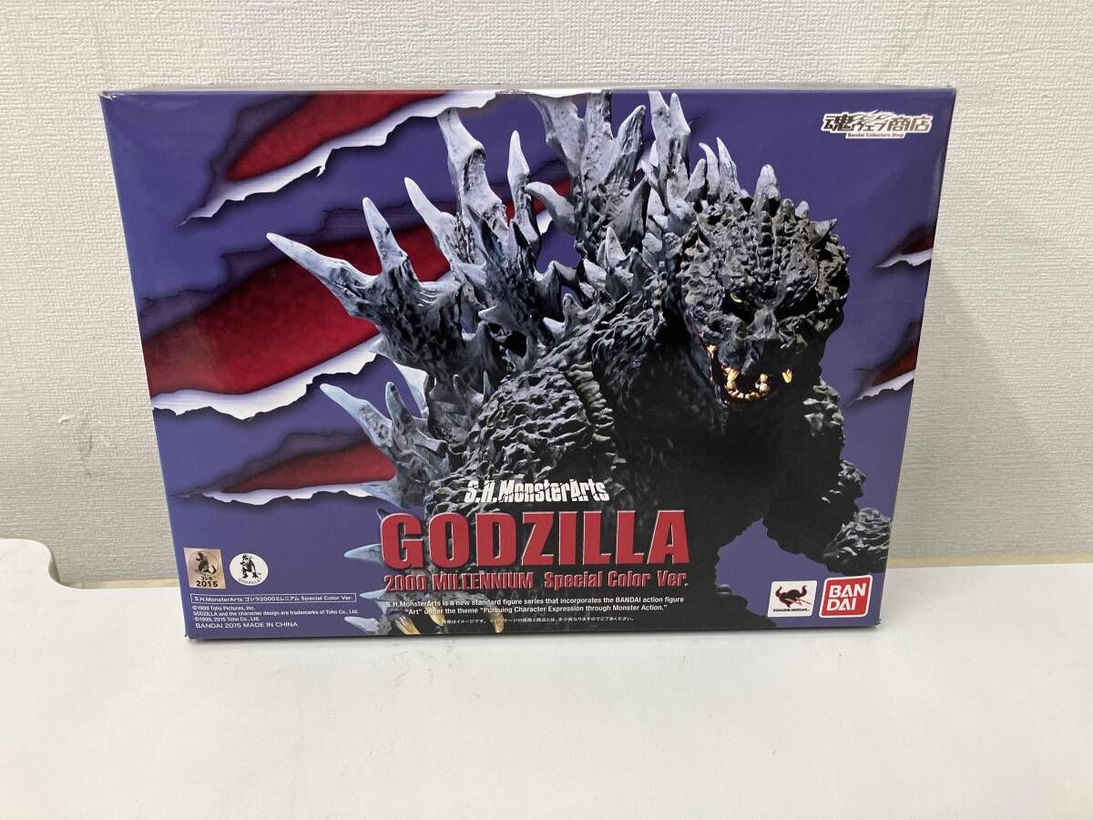 現状品 S.H.MonsterArts ゴジラ2000ミレニアム Special Color Ver. 魂ウェブ商店限定 ゴジラ2000 ミレニアム