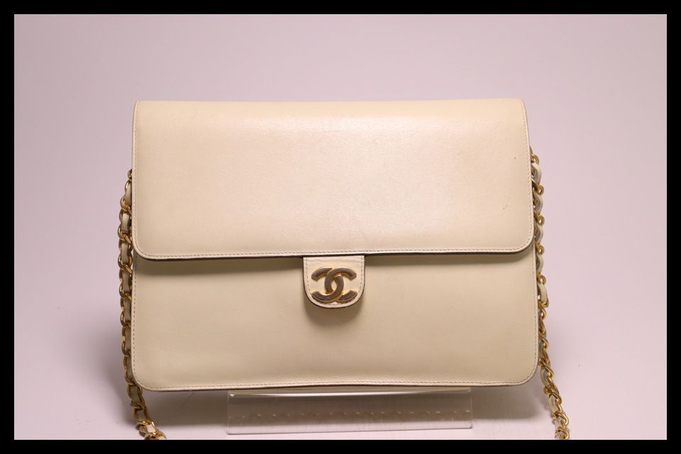 ■シャネル　カーフ　チェーンショルダーバッグ　CHANEL■0702ao27-3D