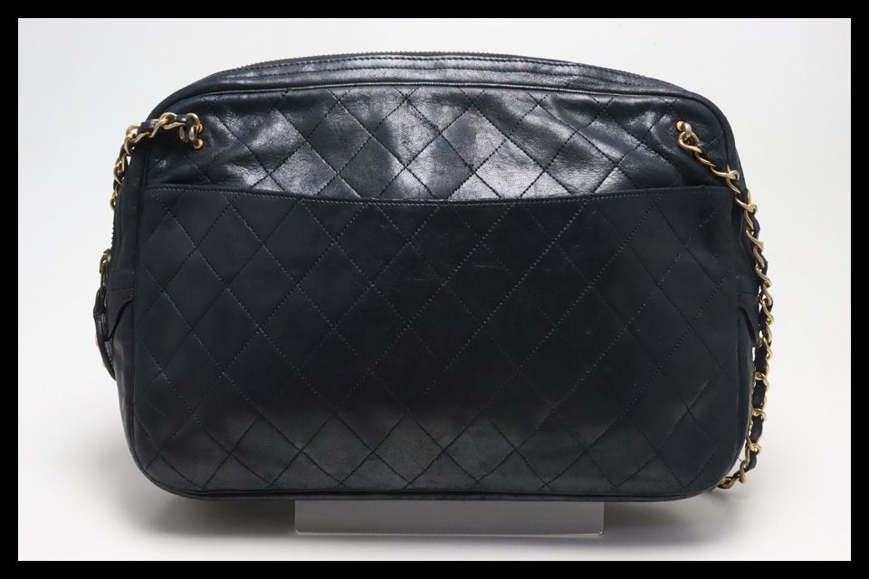 ■シャネル　マトラッセ　ラムスキン　チェーンショルダーバッグ　CHANEL■0702ao59-7D