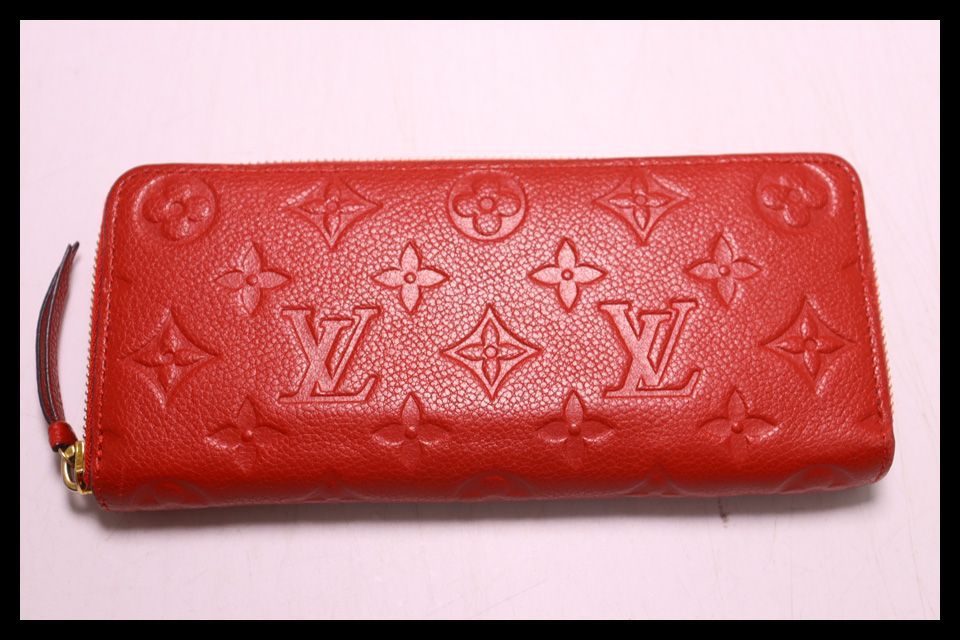 ■ルイヴィトン　ポルトフォイユ・クレマンス　モノグラム・アンプラント　ラウンドファスナー長財布　LOUIS VUITTON■0702ao401-3D