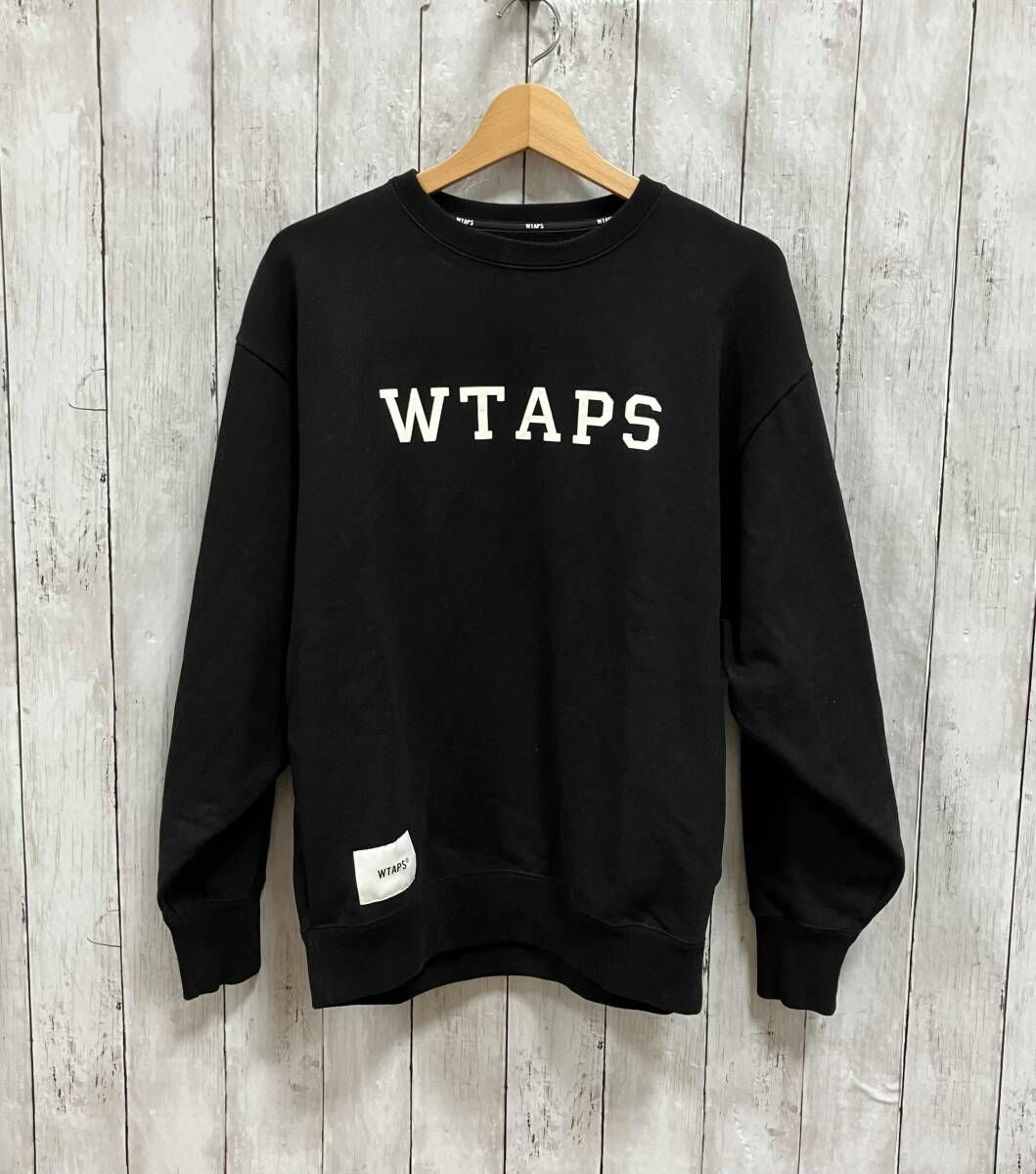 WTAPS/スウェット/ブラック/サイズX02/ダブルタップス