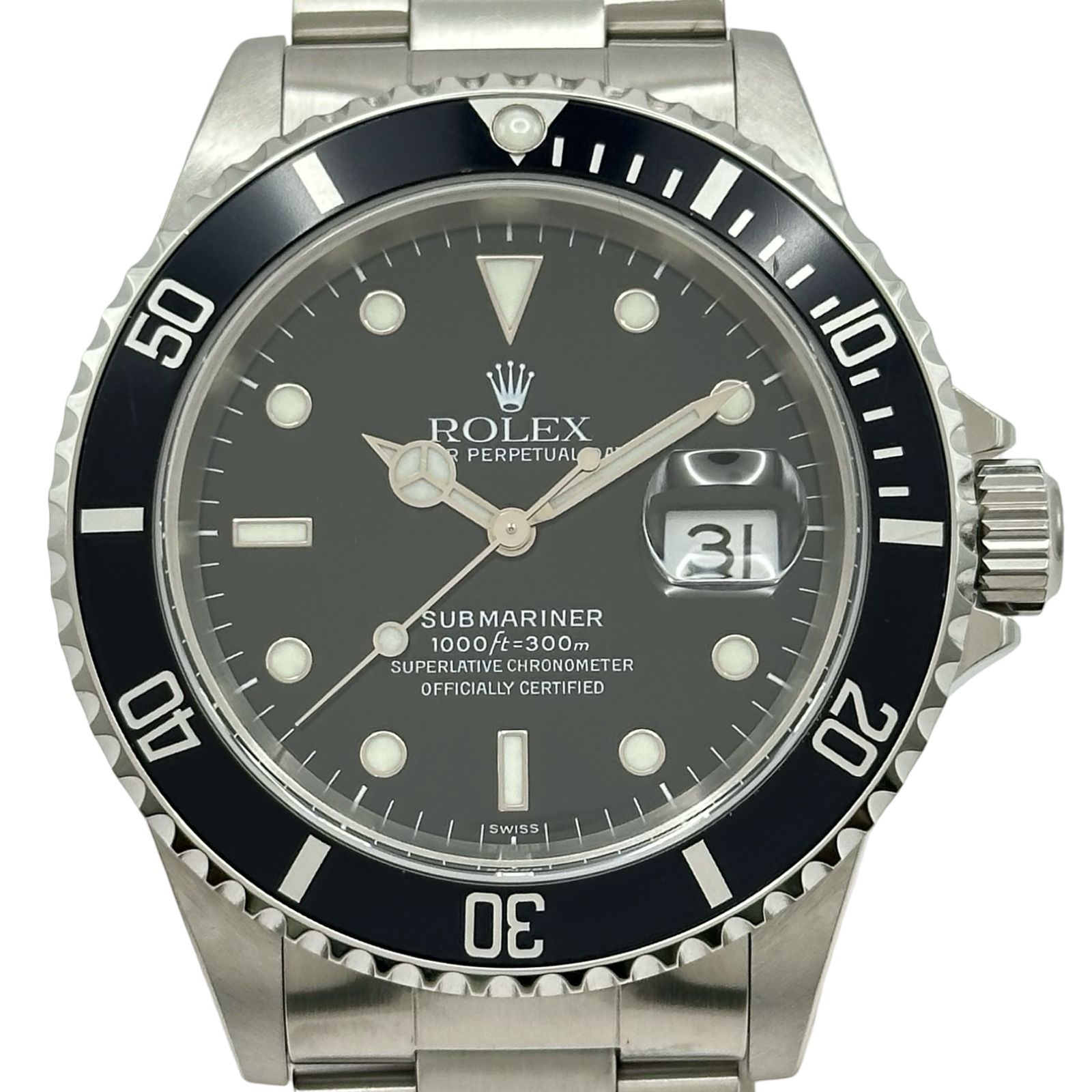 ロレックス ROLEX サブマリーナ 16610 ブラック ステンレススチール 自動巻き メンズ 腕時計