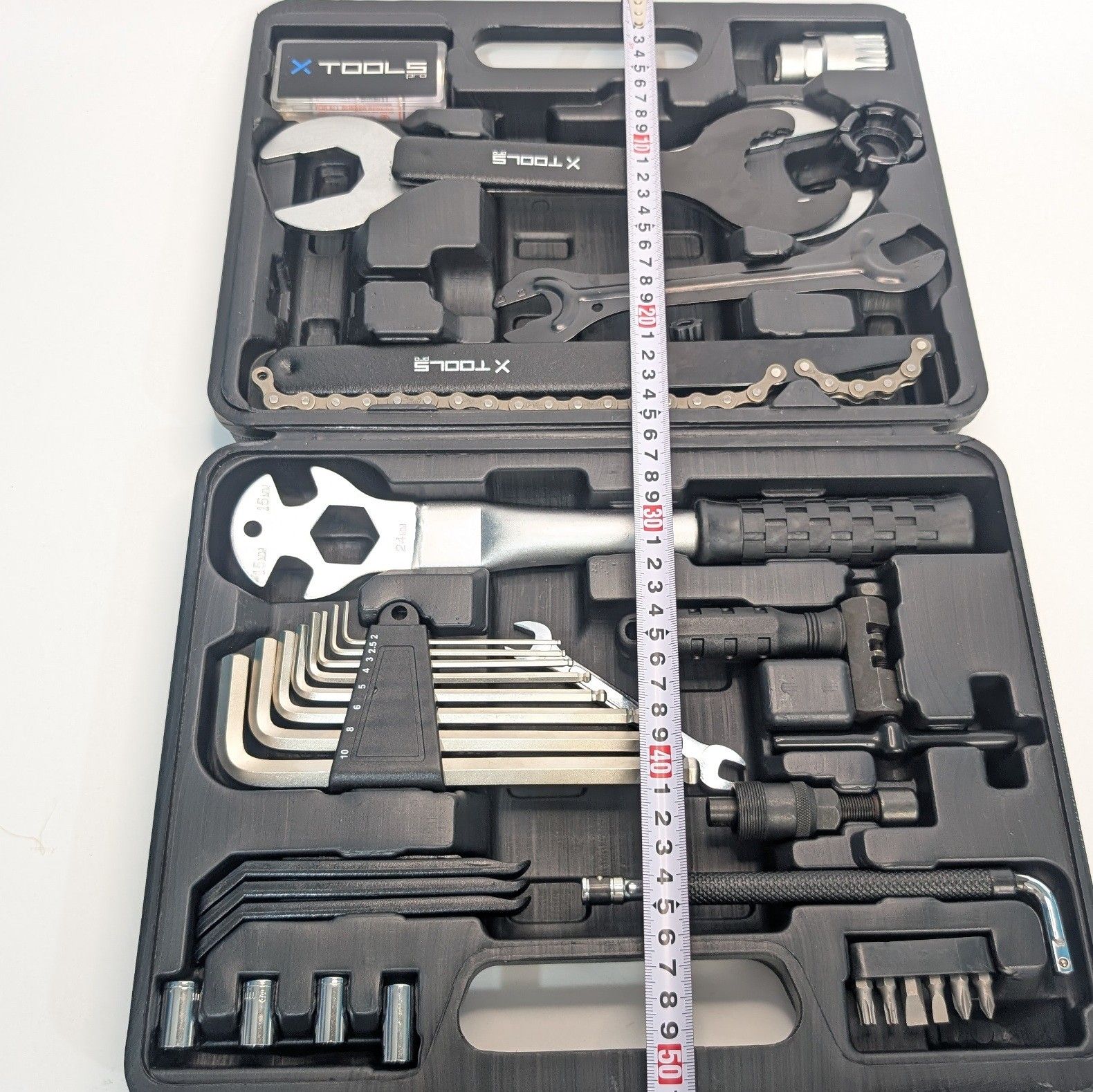 X-TOOLS PRO 自転車用工具セット J74535221 ケース付 メンテナンス