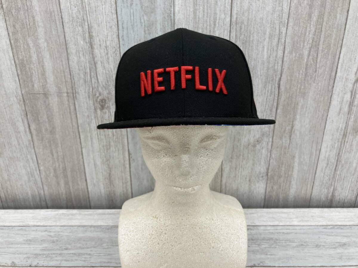 NEW ERA／ニューエラー／キャップ／WBC2026／NETFLIX／つば裏総柄／ブラック