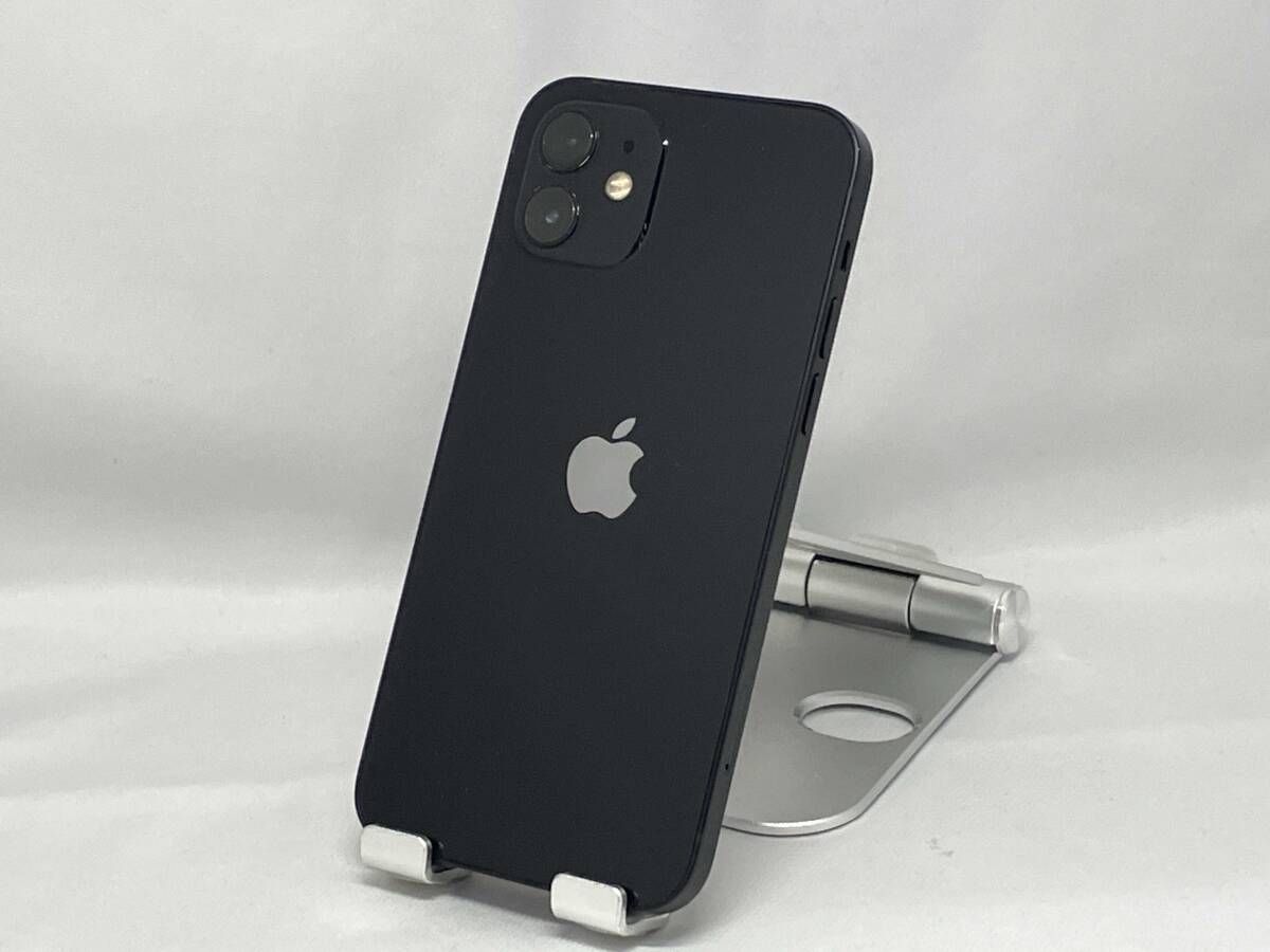au 【SIMロックなし】MGHU3J/A iPhone 12 128GB ブラック au 26,006円