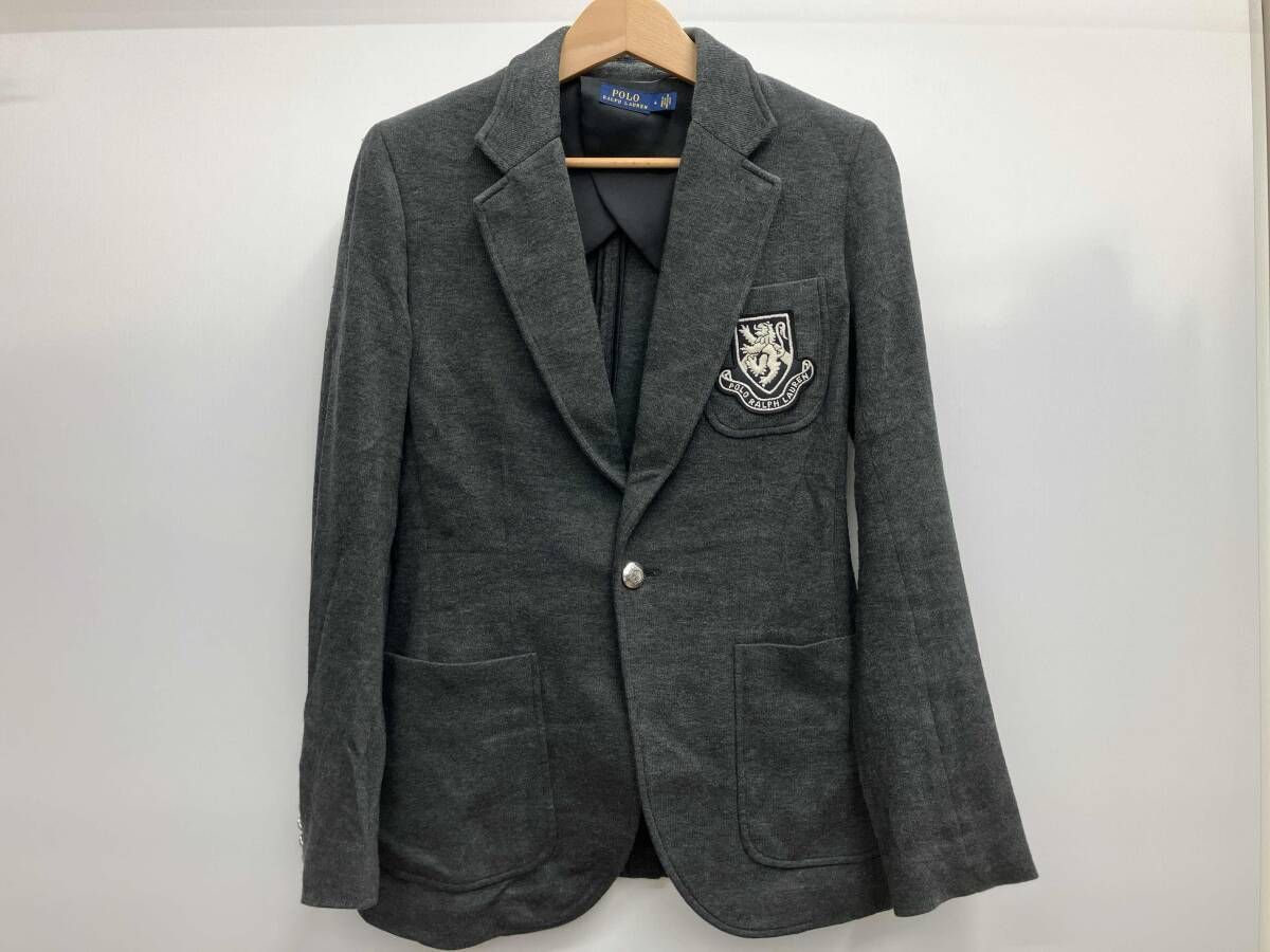 POLO RALPH LAUREN ポロラルフローレン テーラードジャケット 0200011912 サイズ4 ダークグレー 春秋