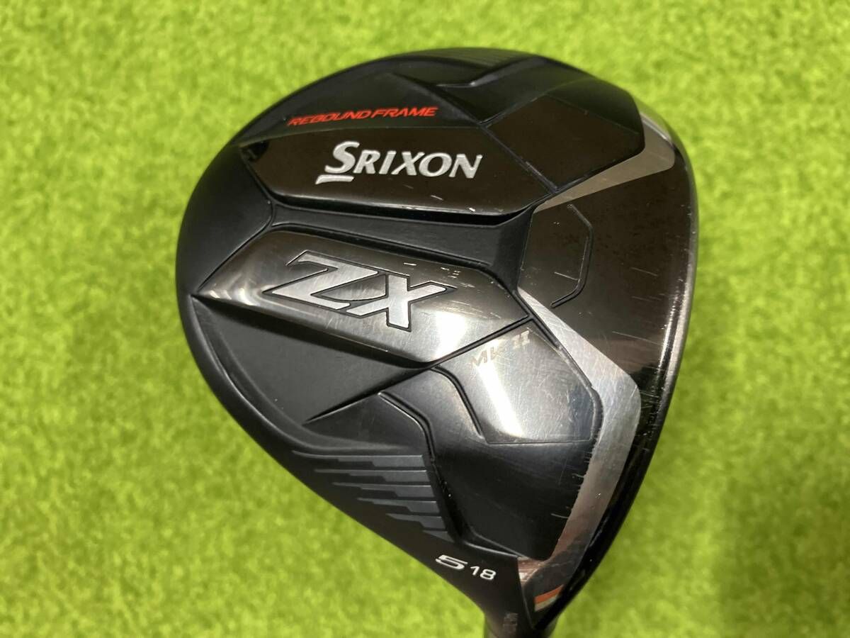 DUNLOP ダンロップ SRIXON ZX MK2 ATTAS EE ロフト角18 5番 フェアウェイ ヘッドカバー有り