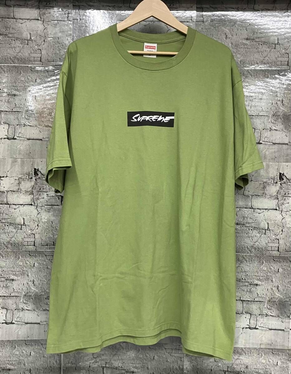 supreme Futura Box Logo Tee The Moss 半袖Tシャツ サイズXL以上 モスグリーン