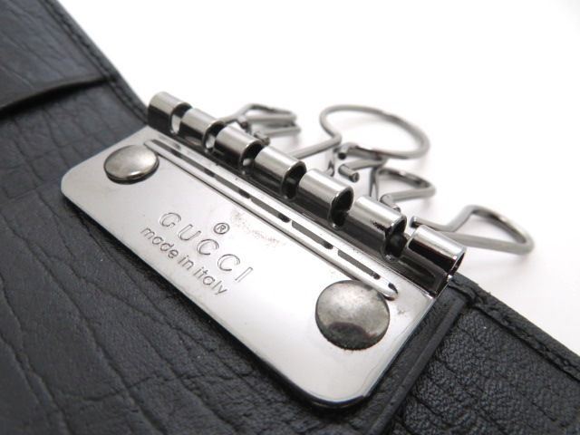 GUCCI グッチ インターロッキングG 6連 キーケース 115225 レザー