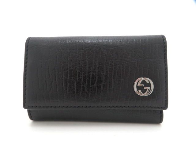 GUCCI グッチ インターロッキングG 6連 キーケース 115225 レザー
