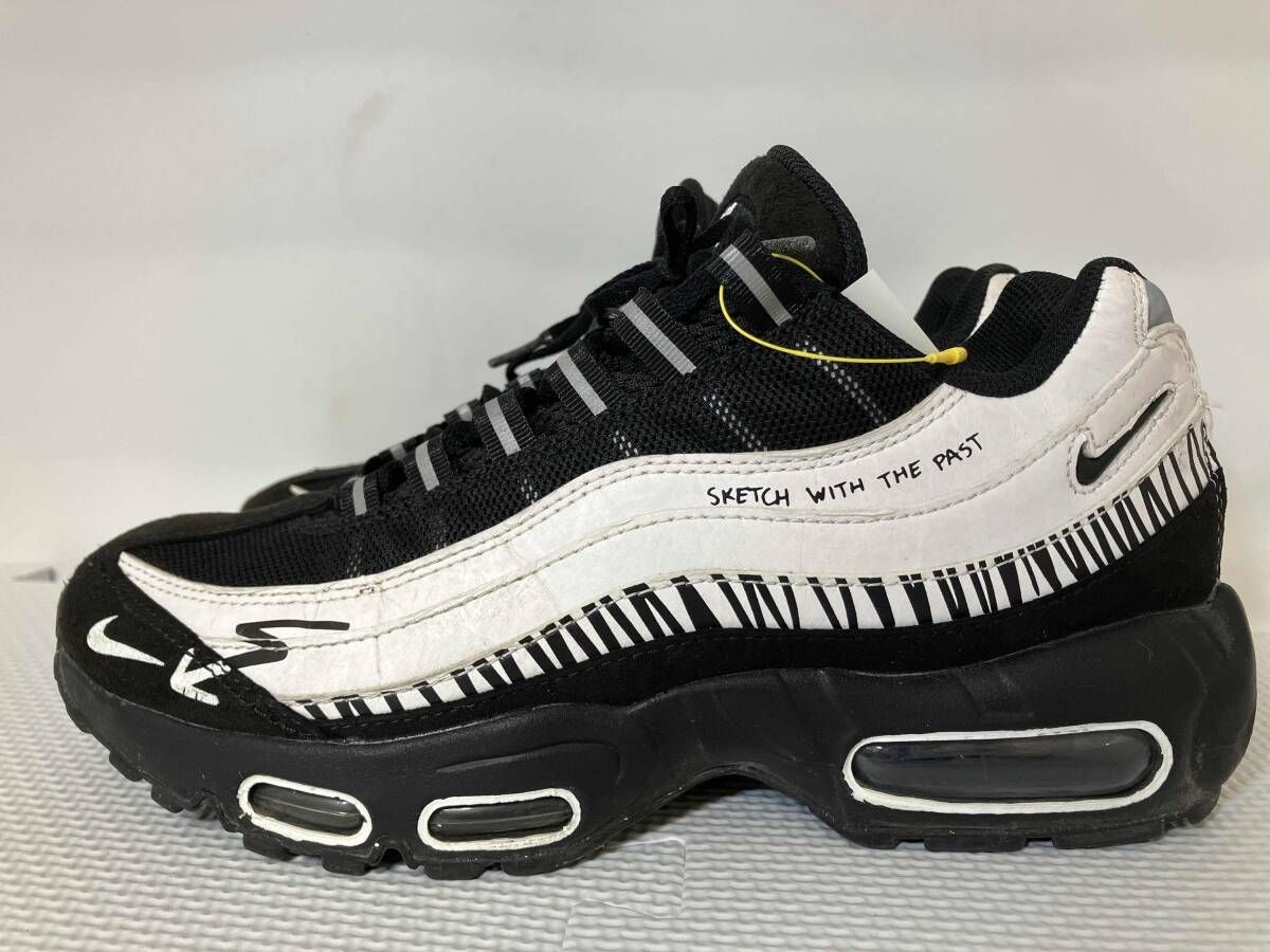 NIKE AIR MAX 95 SKETCH ナイキ エアマックス 95スケッチ ブラック ホワイト スニーカー シューズ 25.5cm DX4615-100
