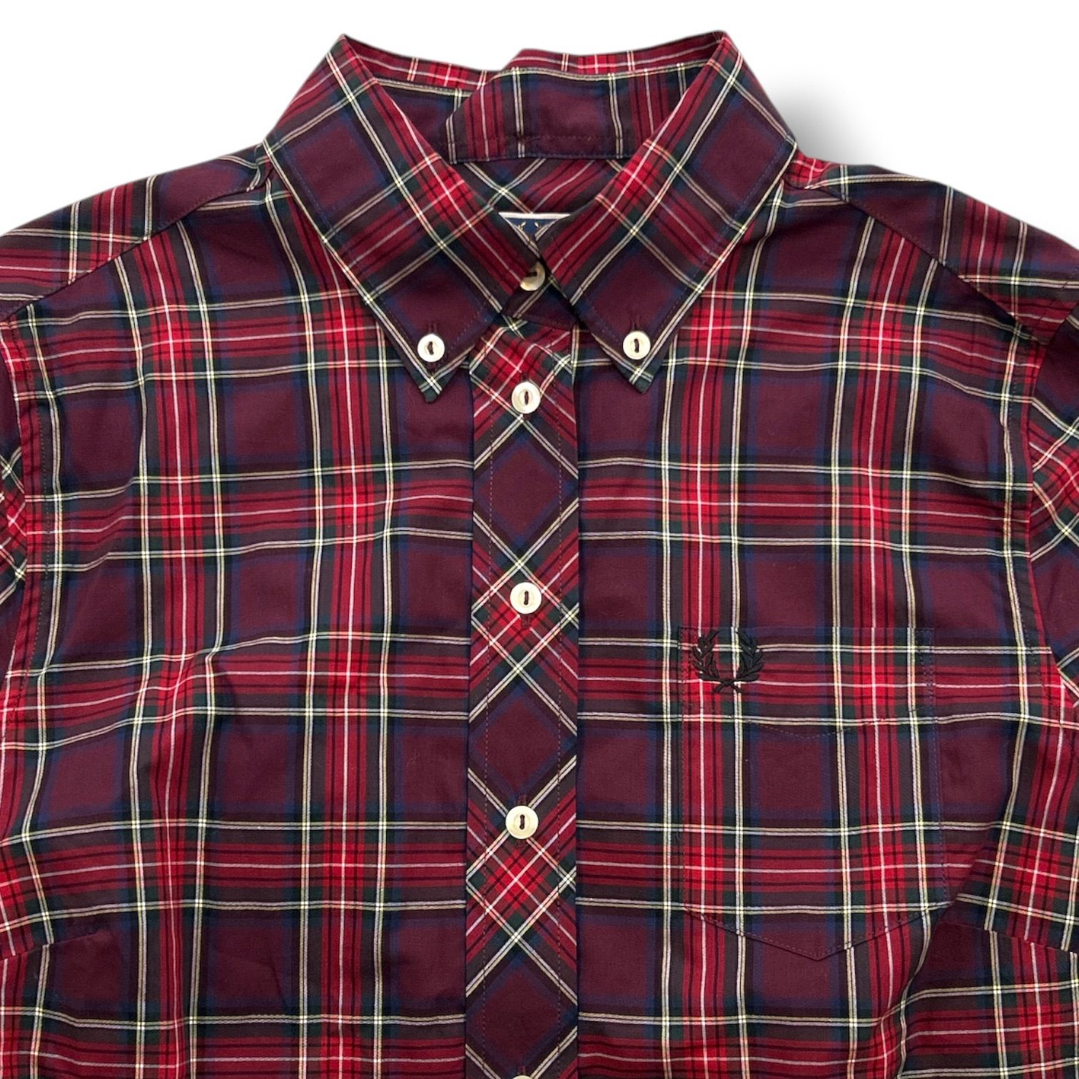 FRED PERRY フレッドペリー チェックシャツ 長袖 タータンチェック 