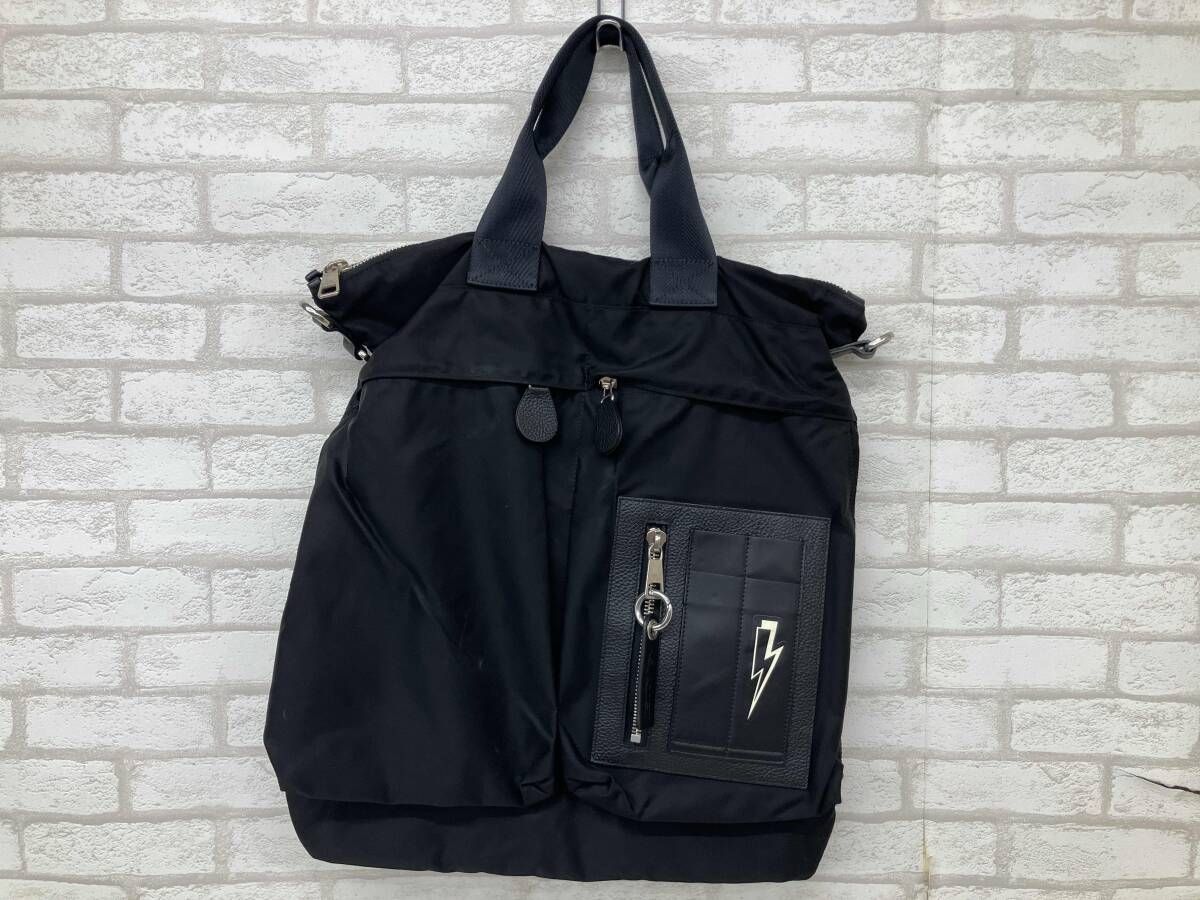 NEIL BARRETT ニールバレット3way トートバッグ ショルダーバッグ
