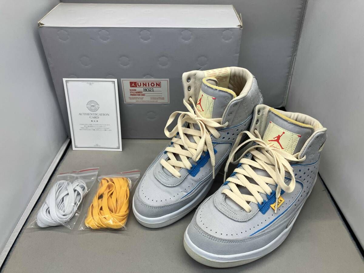 NIKE UNION × AIR JORDAN 2 RETRO SP ナイキ ユニオン × エア ジョーダン 2 レトロ SP スニーカー DN3802-001 26cm グレー