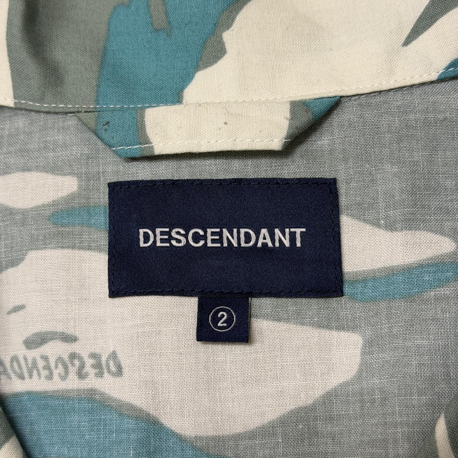 DESCENDANT 26SS EDGD OPEN COLLAR TEXTILE SS SHIRT オープンカラー