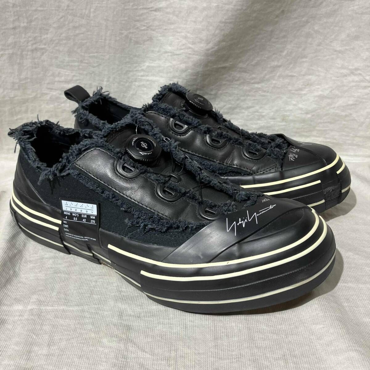 YOHJI YAMAMOTO スニーカー サイズ27 VESSEL LOW TOP SNEAKER ヨウジヤマモト