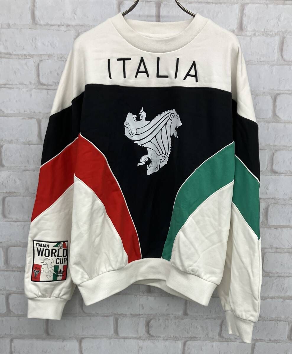 adidas イタリア COPPA DEL MUNDO クルーネックスウェット アディダス オーバーサイズ KD7768 size L