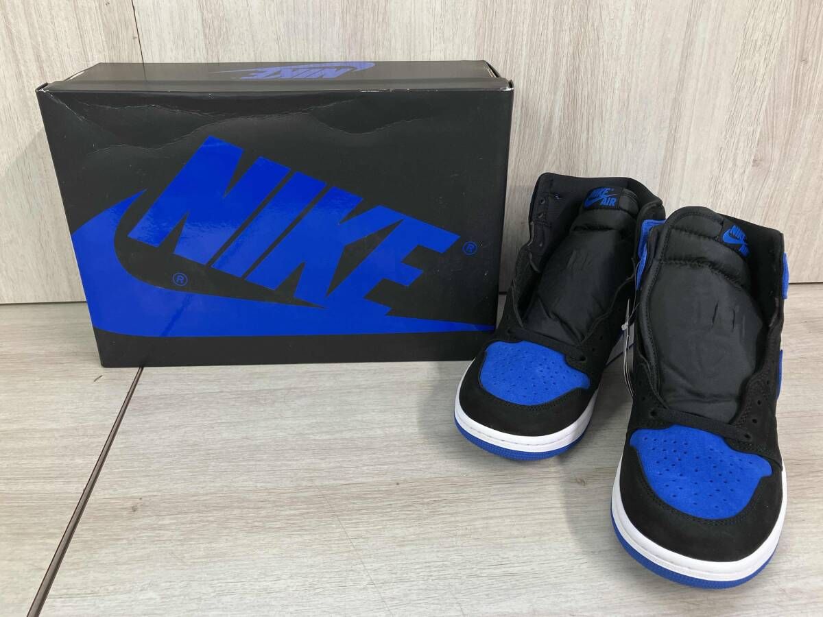 NIKEナイキ DZ5485-042 AIR JORDAN 1 Royal Reimagined 27cm ブルー/ブラック