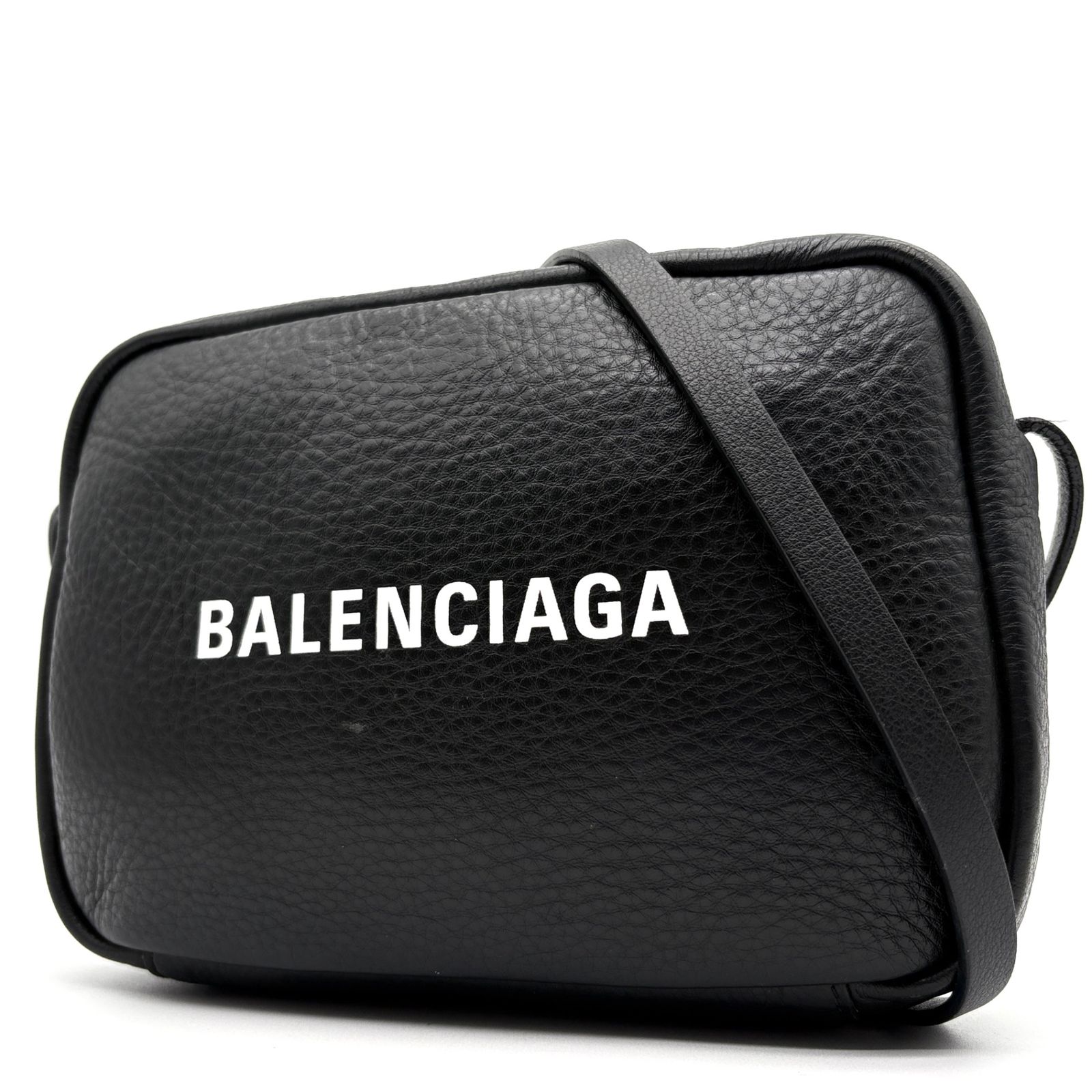 美品 バレンシアガ BALENCIAGA エブリデイ カメラバッグ S ショルダーバッグ ポシェット 斜め掛け レザー 本革 ブラック 黒 夏休み 帰省 お盆 敬老の日 シルバーウィーク 秋 ギフト ご褒美
