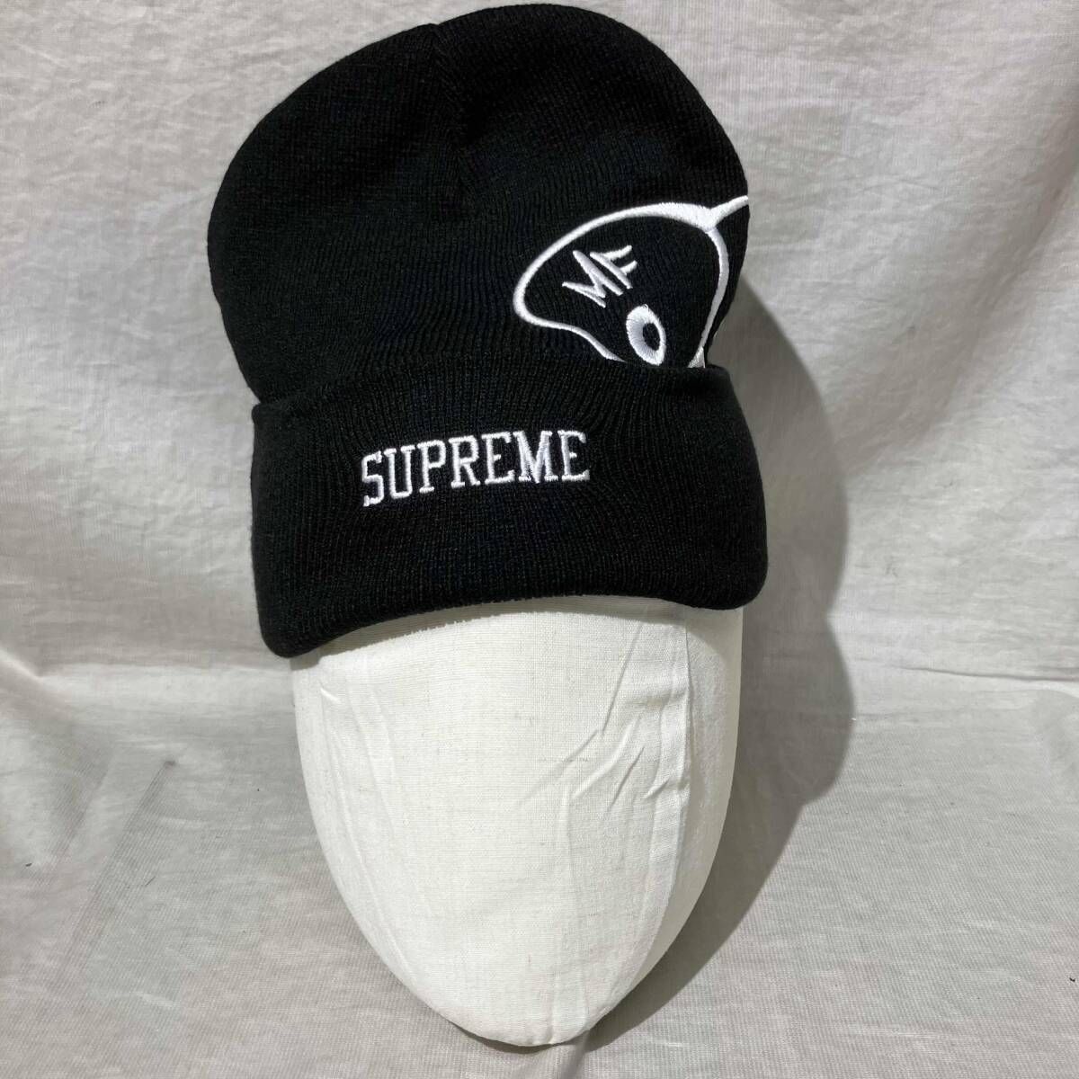 23AW Supreme ニット帽 MF Doom Beanie ブラック シュプリーム