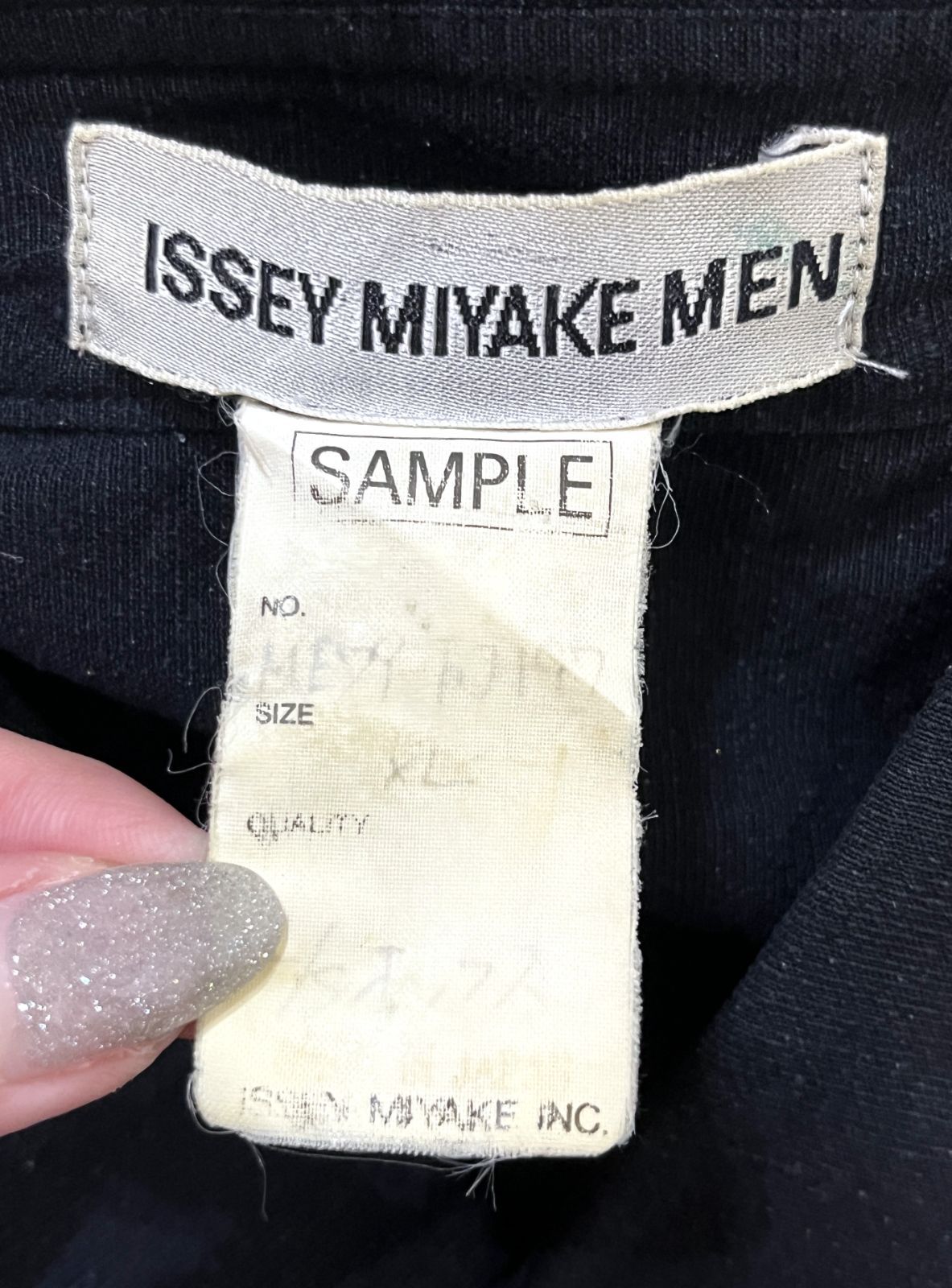 90s ヴィンテージ 希少 SAMPLE品 ISSEY MIYAKE MEN|イッセイミヤケメン レギュラーカラー ロングスリーブシャツ 長袖 90s ヴィンテージ 希少 SAMPLE品 ISSEY MIYAKE MEN|イッセイミヤケメン レギュラーカラー ロングスリーブシャツ 長袖