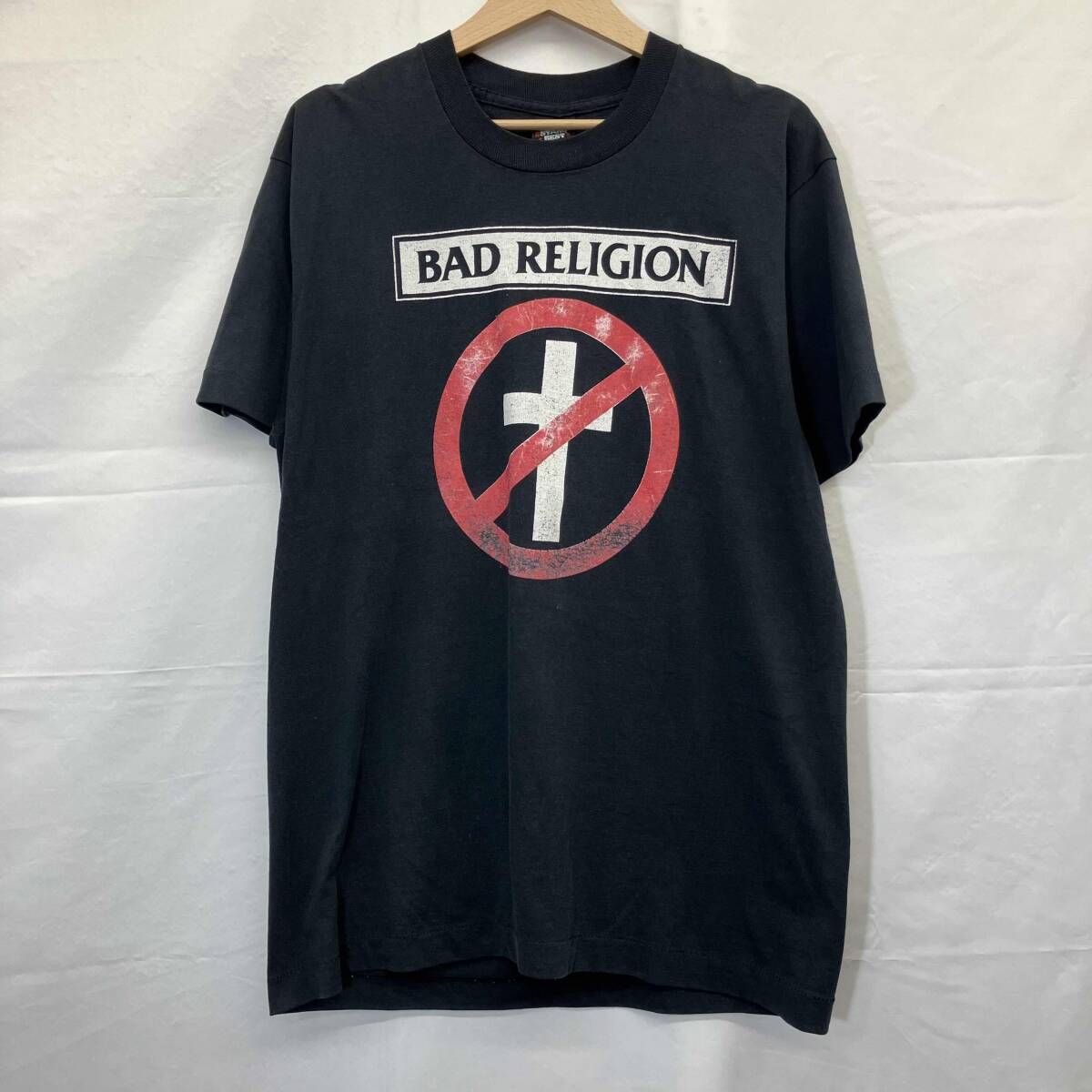 90s BAD RELIGION / バッド・レリジョン / 半袖Tシャツ / SCREEN STARS / クロスバスター / バンドT / 古着 / サイズL / ブラック