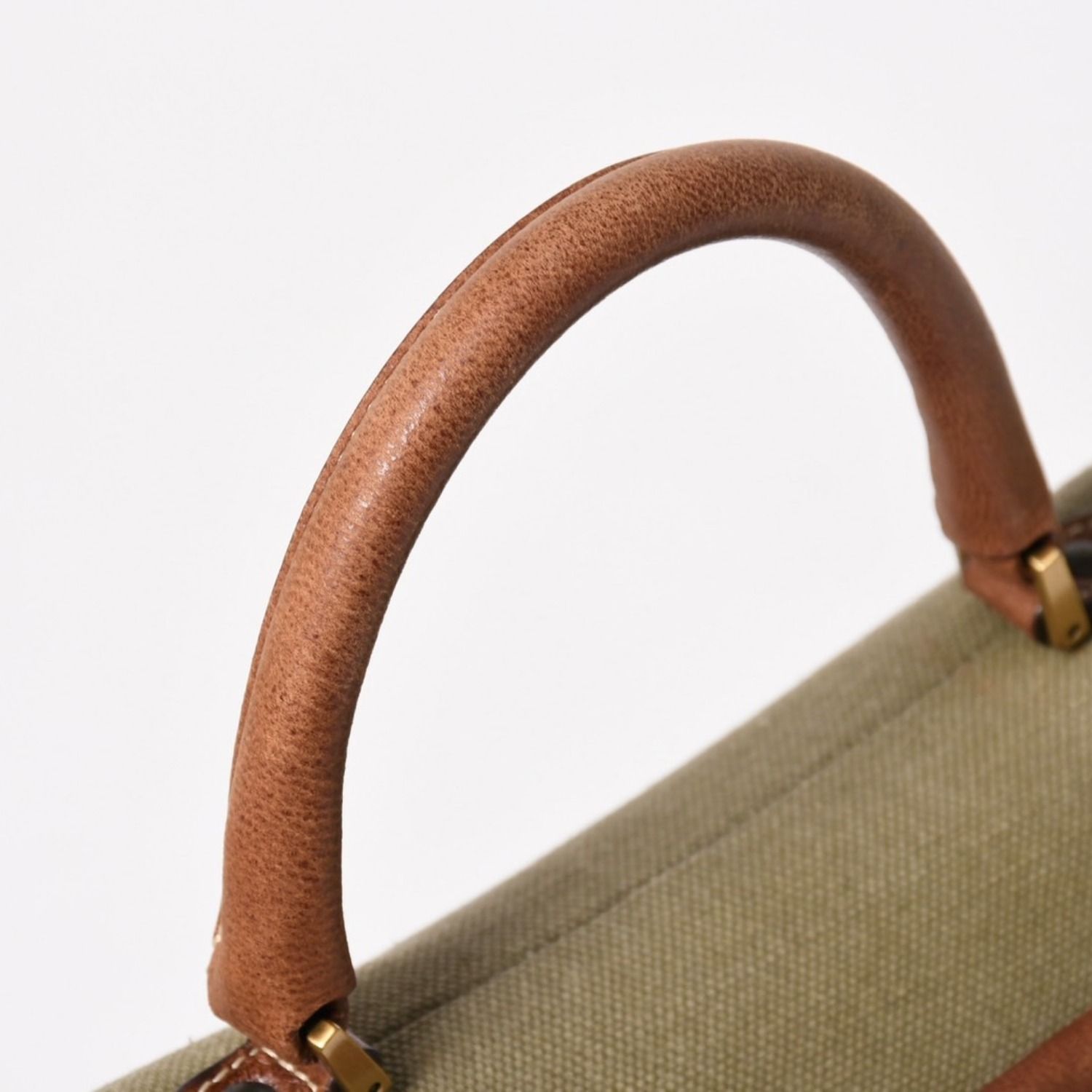 Christian Dior クリスチャンディオール サドルバッグ ハンドバッグ カーキ ブラウン ゴールド金具 希少 BO B 0013 美品 中古 4a005268 Christian Dior クリスチャンディオール サドルバッグ ハンドバッグ カーキ ブラウン ゴールド金具 希少 BO B 0013 美品 中古 4a005268