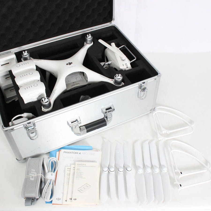 【美品】DJI Phantom 4 Pro V2.0 WM331S バッテリー2点付属 ドローン ファントム プロ 本体