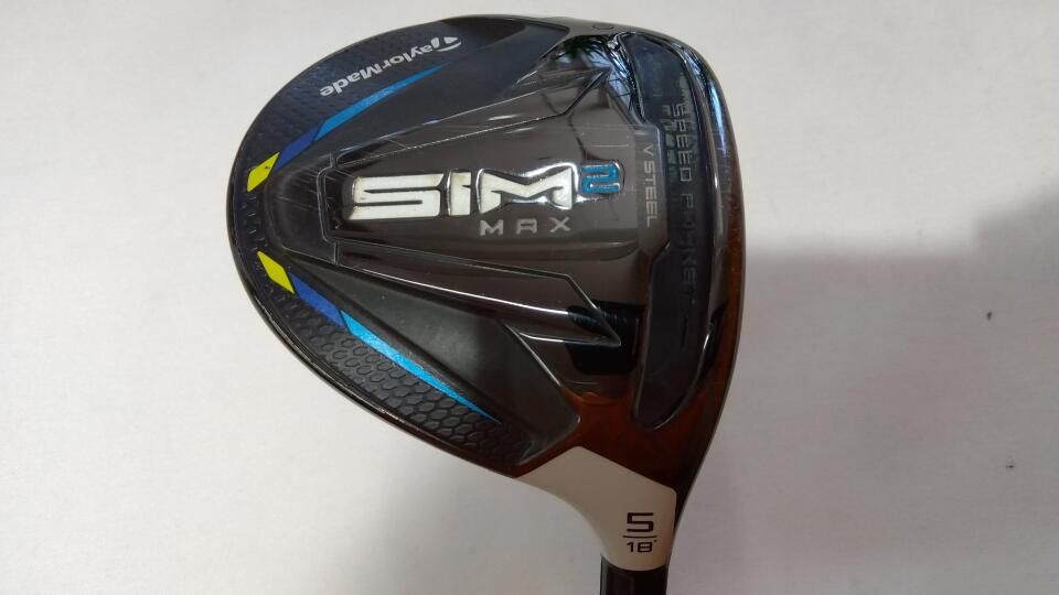 テーラーメイド　SIM2 MAX　18度　TENSEI BLUE TM50(SIM2)　Sフレックス　フェアウェイウッド　中古　ゴルフドゥ！松前R56店【最短即日発送】