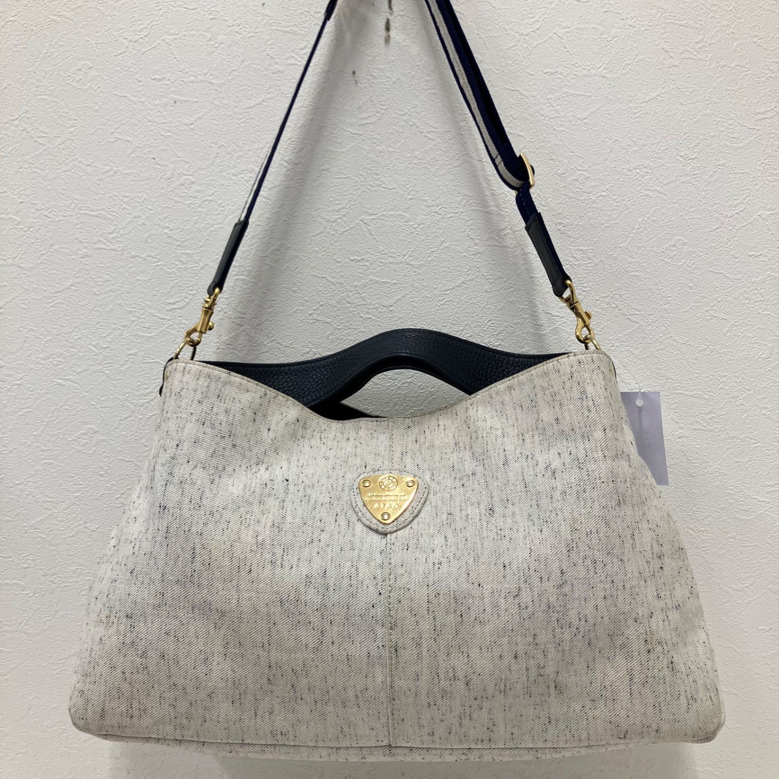 Y444 ATAO アタオ ハンドバッグ 2way ショルダーバッグ elvy エルヴィ