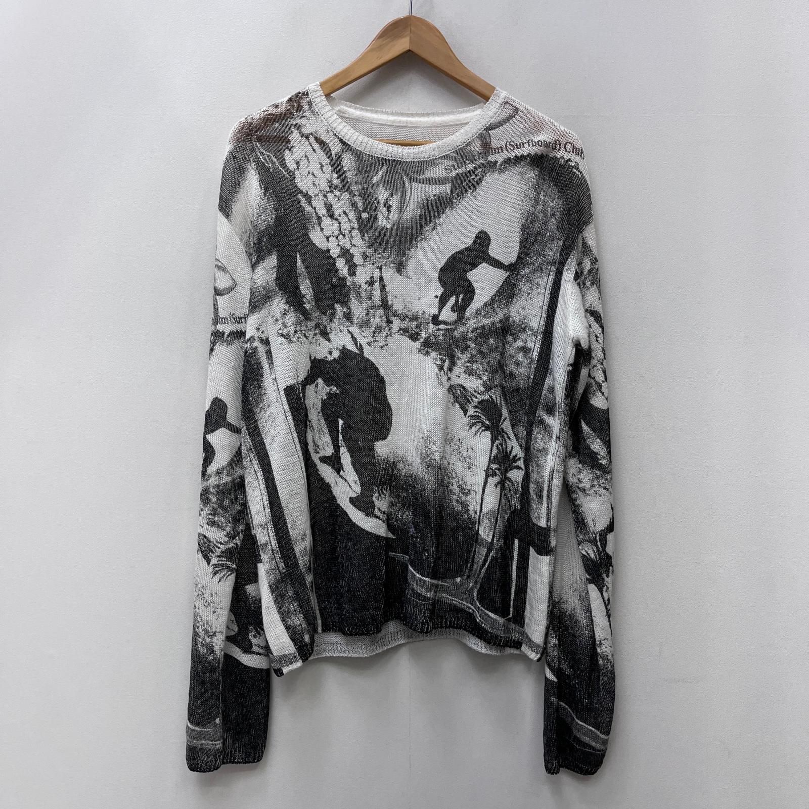 【加古川店】 中古 その他トップス TOMMY KNIT TOP COLLAGE PRINT ブランド名:STOCKHOLM SURFBOARD CLUB サイズ：L 【108】