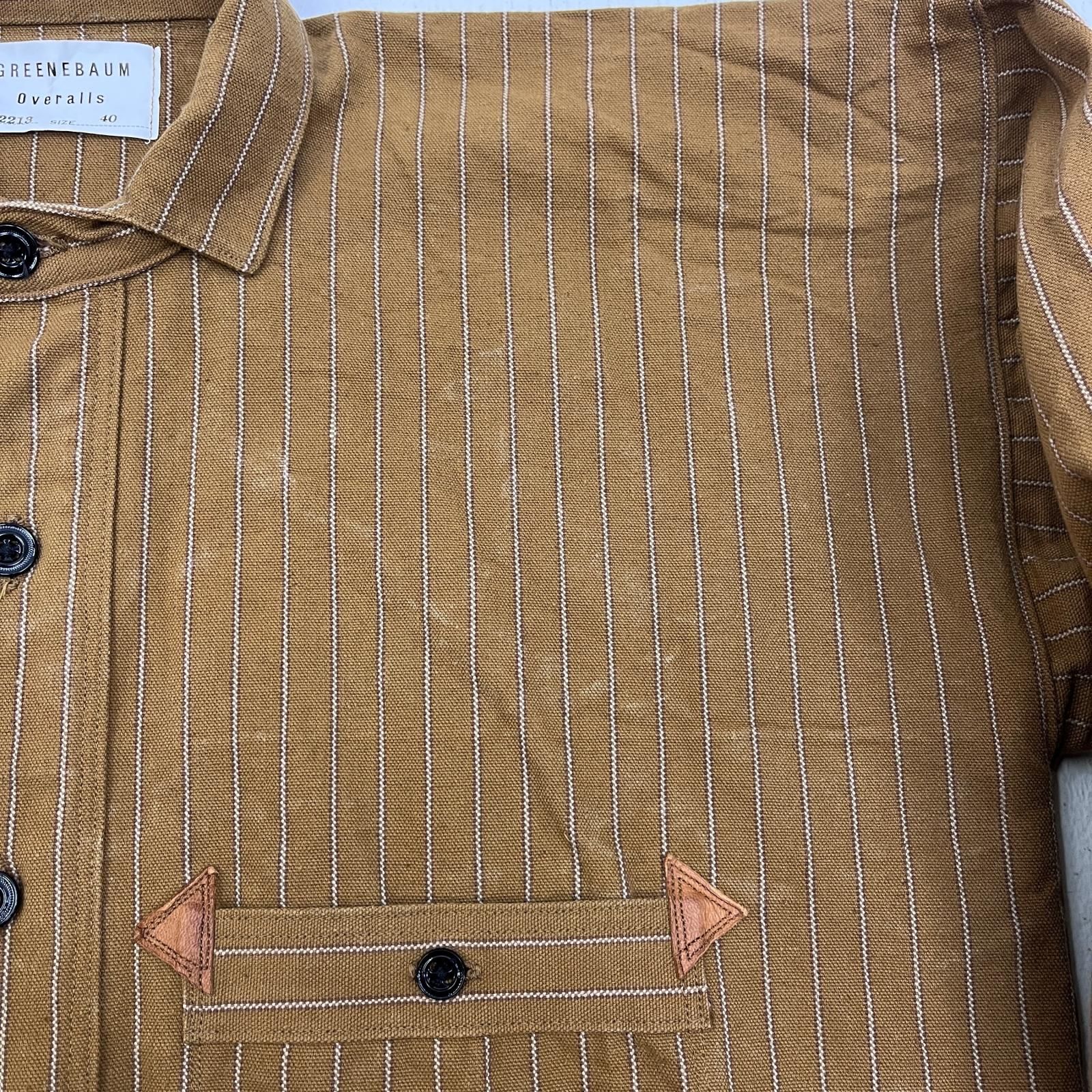【加古川店】 中古 WARE HOUSE | ウェアハウス　ウエアハウス 長袖シャツ HEAVY LEATHER BOUND JUMPER Lot 2213 GREENEBAUM サイズ：40 【93】 加古川店】 中古 WARE HOUSE | ウェアハウス ウエアハウス 長袖シャツ