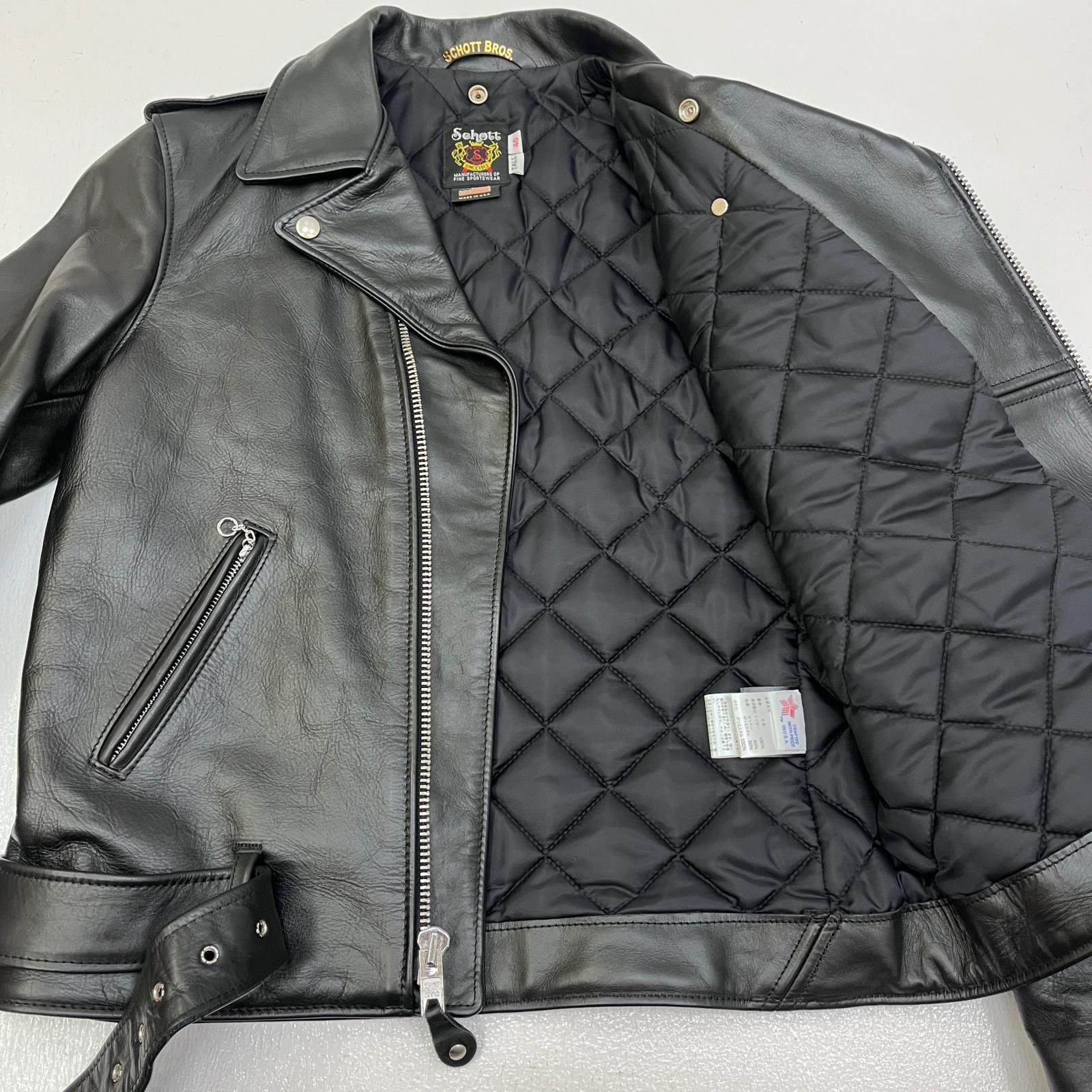 加古川店】 中古 schott | ショット ライダースジャケット 613UST