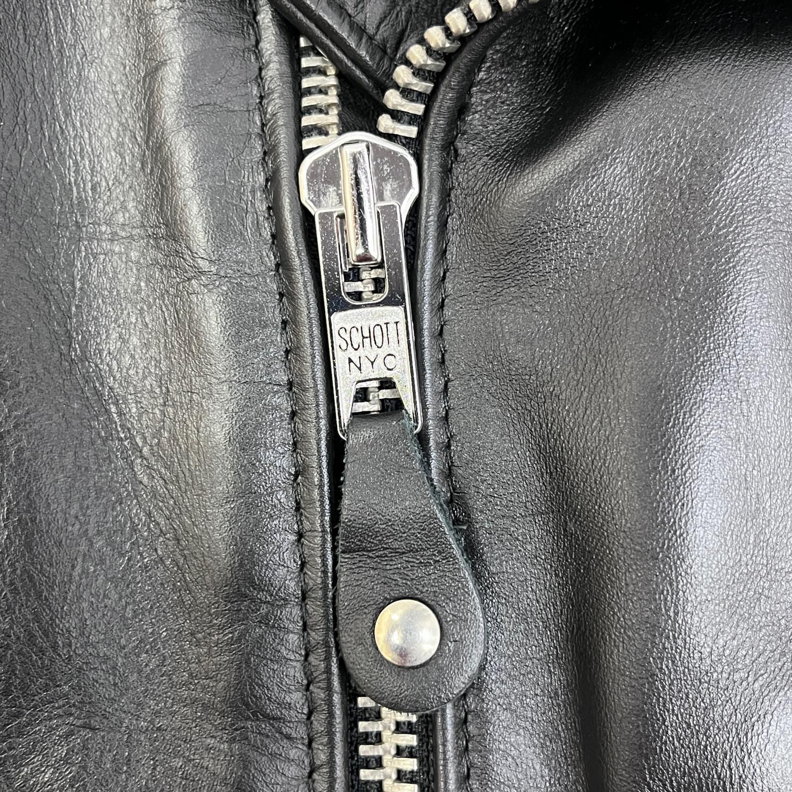 加古川店】 中古 schott | ショット ライダースジャケット 613UST