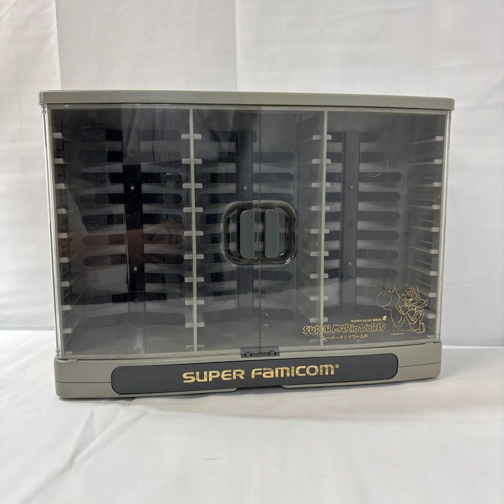 ◆スーパーマリオワールド スーパーカセットラック 30本収納 681 ◇スーパーマリオワールド スーパーカセットラック 30本収納 681