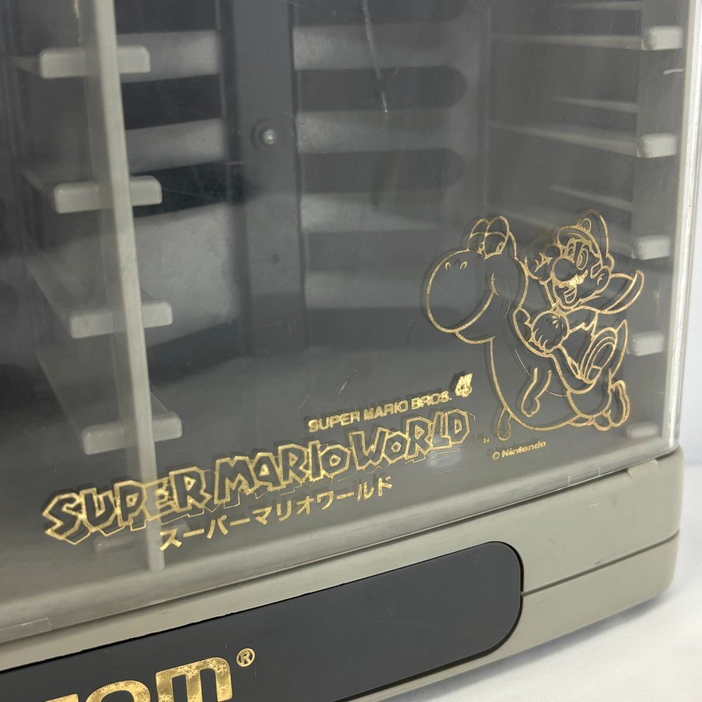 ◇スーパーマリオワールド スーパーカセットラック 30本収納 681