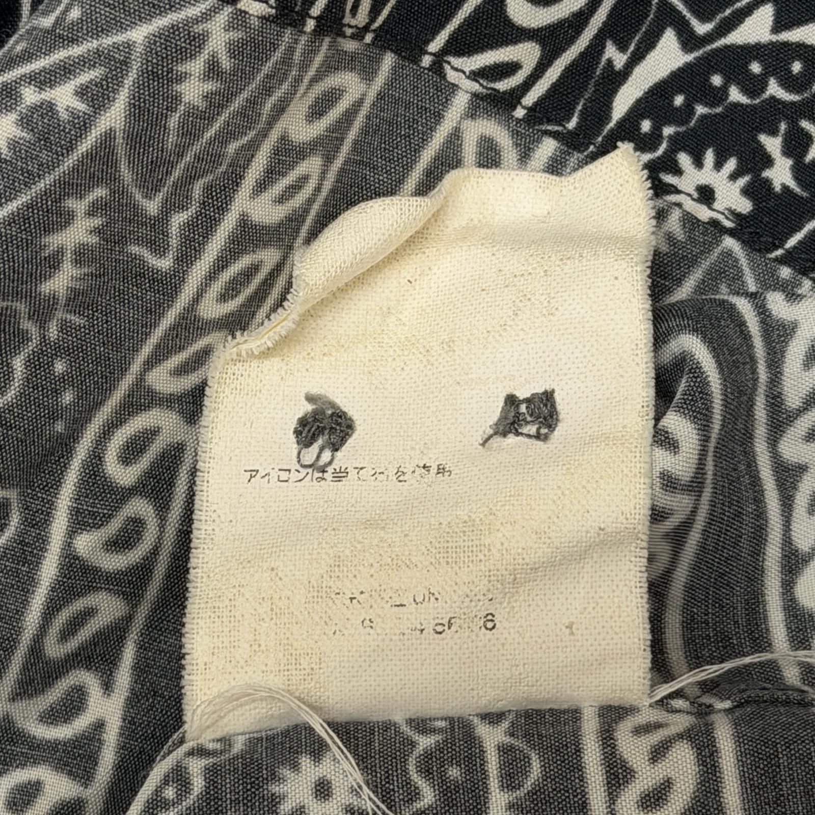 UNUSED bandanna long sleeve shirt バンダナロングスリーブシャツ