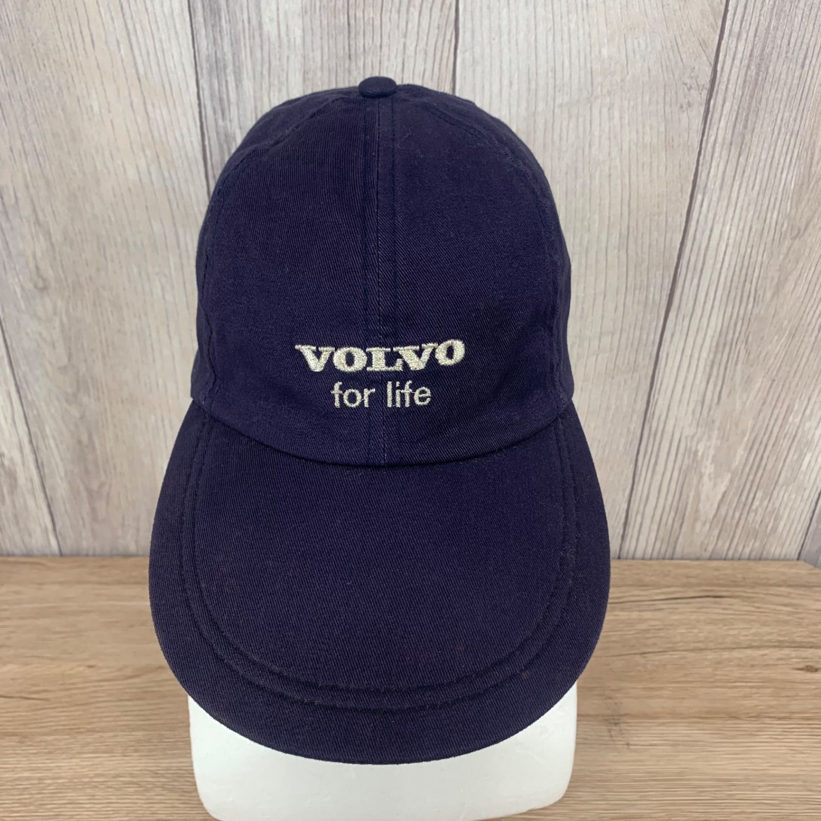 VOLVO ボルボ キャップ 90年代 ロングビル ネイビー 平塚店　衣料品 K 7,524円