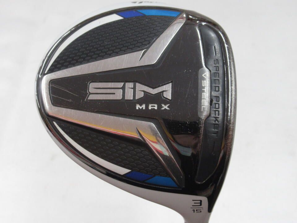 テーラーメイド　SIM MAX　15度　ディアマナ ZF60　Sフレックス　フェアウェイウッド　中古　ゴルフドゥ！岡崎上里店【最短即日発送】