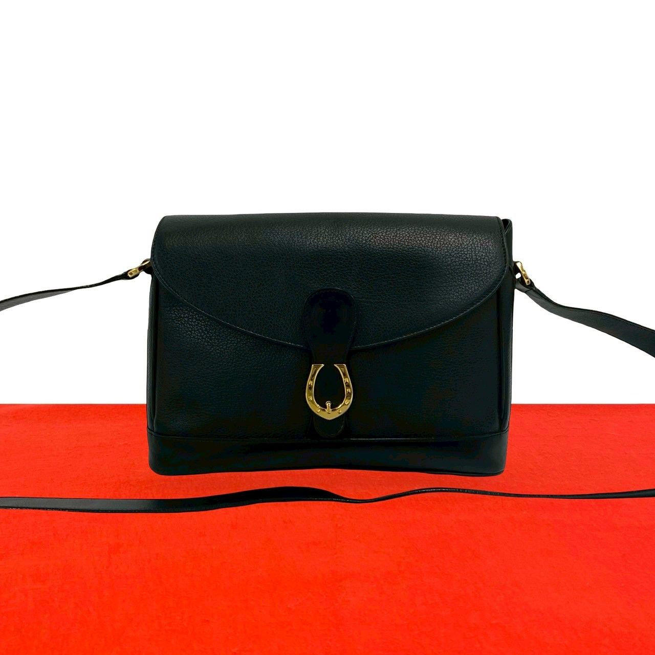 極 美品 GUCCI グッチ オールドグッチ ヴィンテージ ホースシュー 金具
