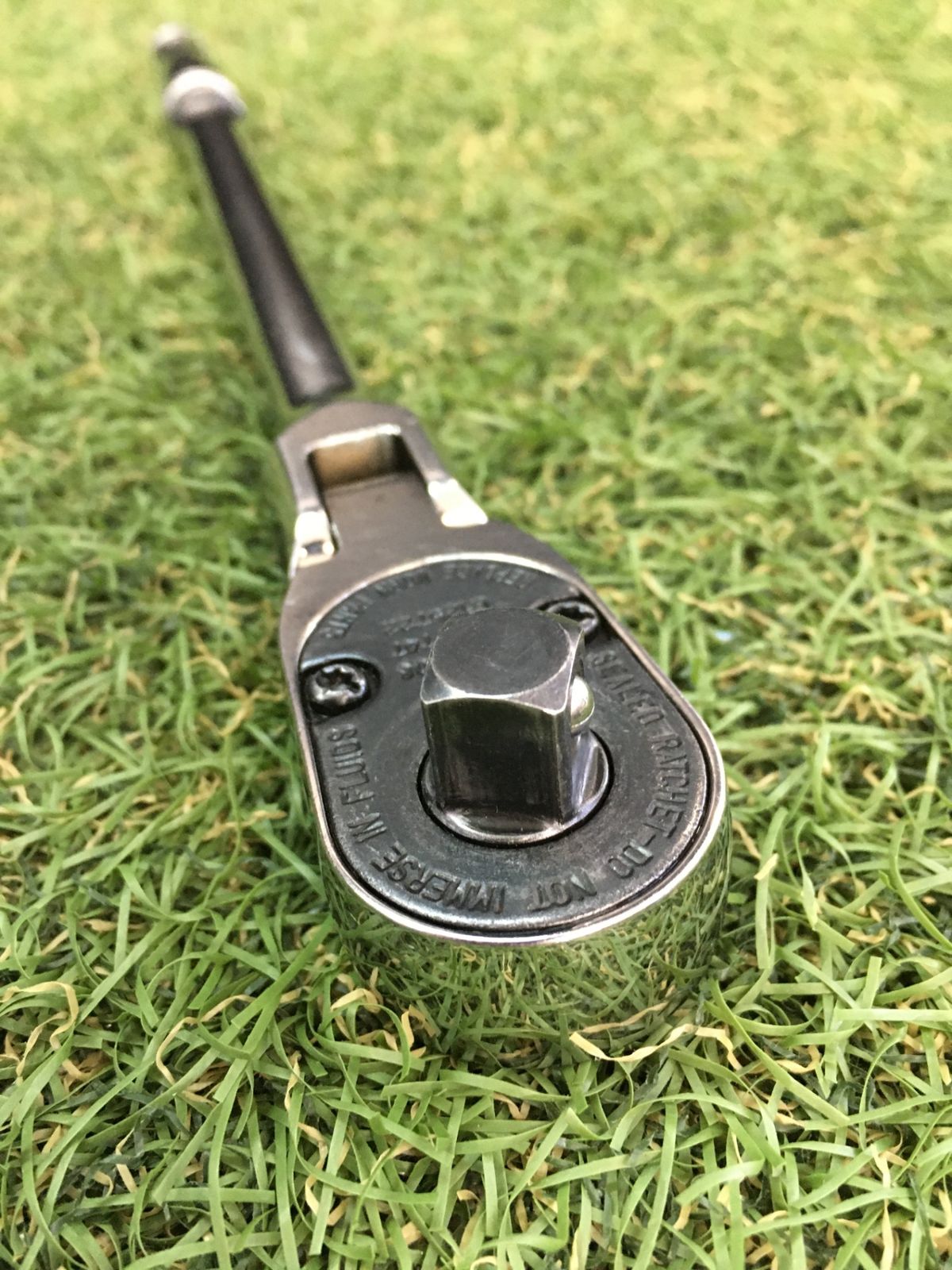 中古品】【0906】スナップオン Snap-on ラチェットハンドル ロング 