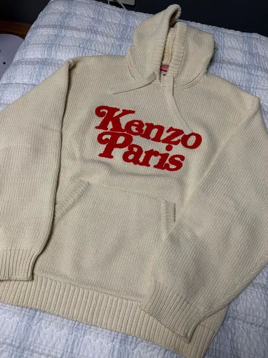 XL ケンゾー ヴェルディ ニット フード クリーム アイボリー 38,552円